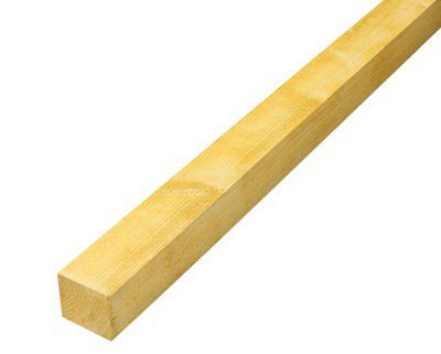 Rough sawn Whitewood Stick timber (L)2.4m (W)50mm (T)47mm, Pack of 4 Price Comparisons | Compare The Build