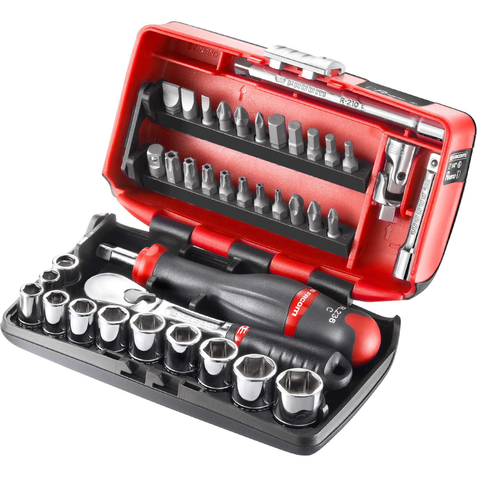 Facom 38 Piece 1/4" Drive NANO Socket and Bit Set Imperial 1/4" Price Comparisons | Compare The Build