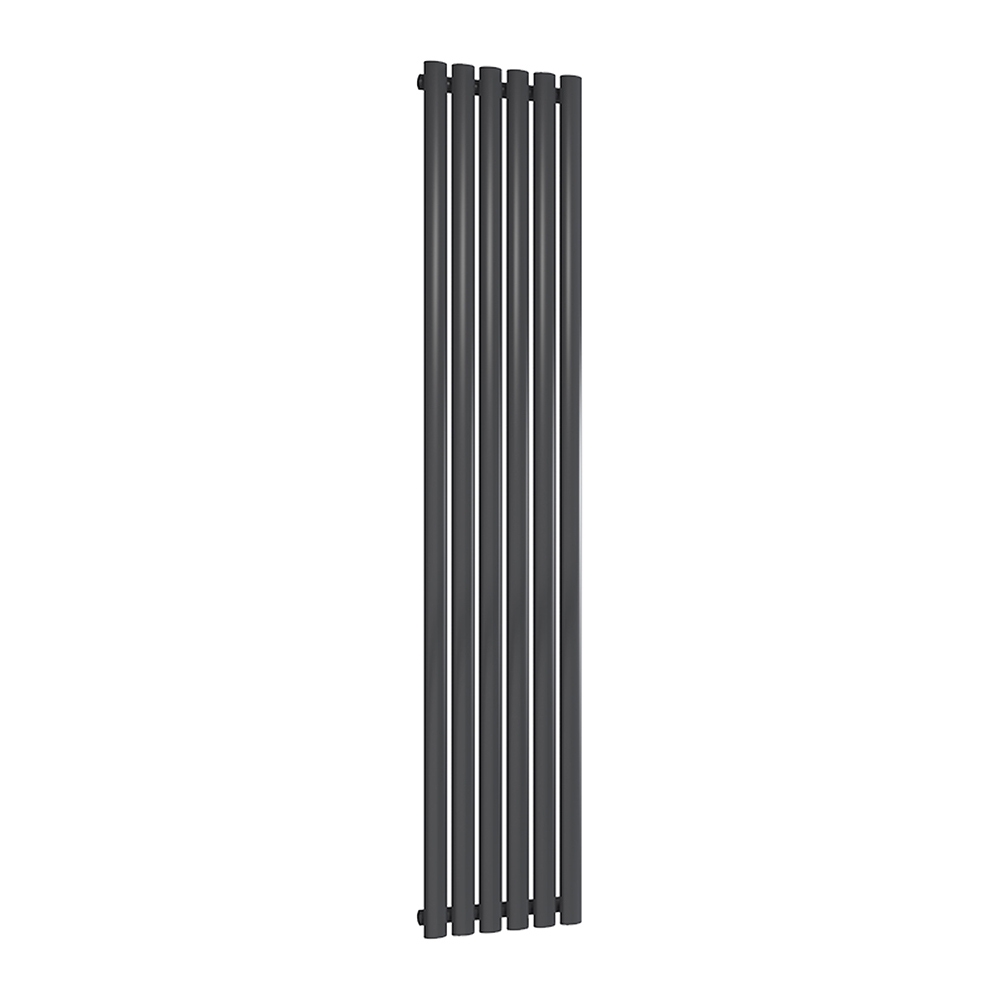 Reina Neval Vertical Aluminium Designer Radiator, Anthracite, 1800mm x 345mm Price Comparisons | Compare The Build