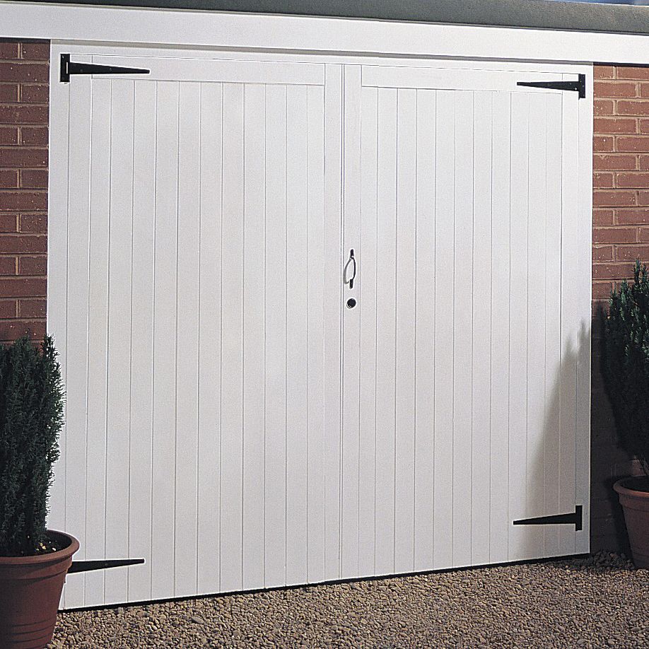 Side Hung Garage Door Pair, (H)1981mm (W)2134mm | Compare The Build