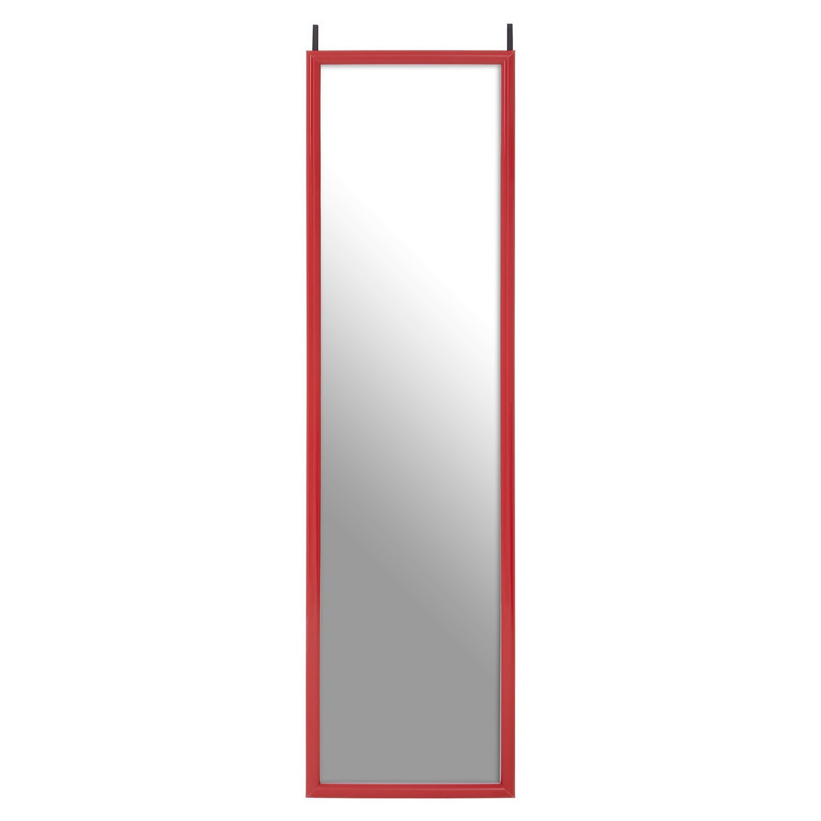 Over Door Hanging Mirror - Red - 33.5x124cm Price Comparisons | Compare The Build