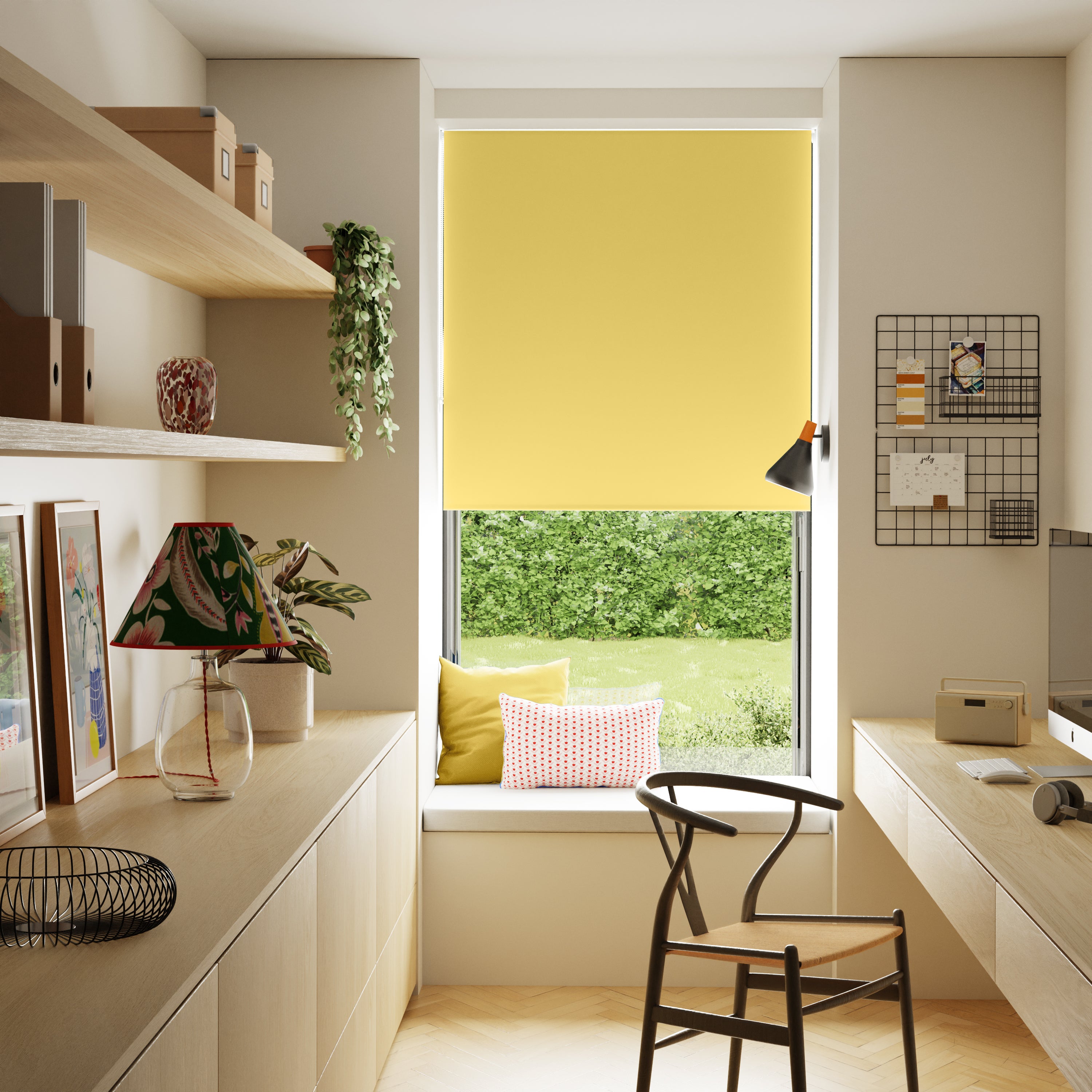 Sunshine Blackout Roller Blind Sunshine (Yellow) Price Comparisons | Compare The Build