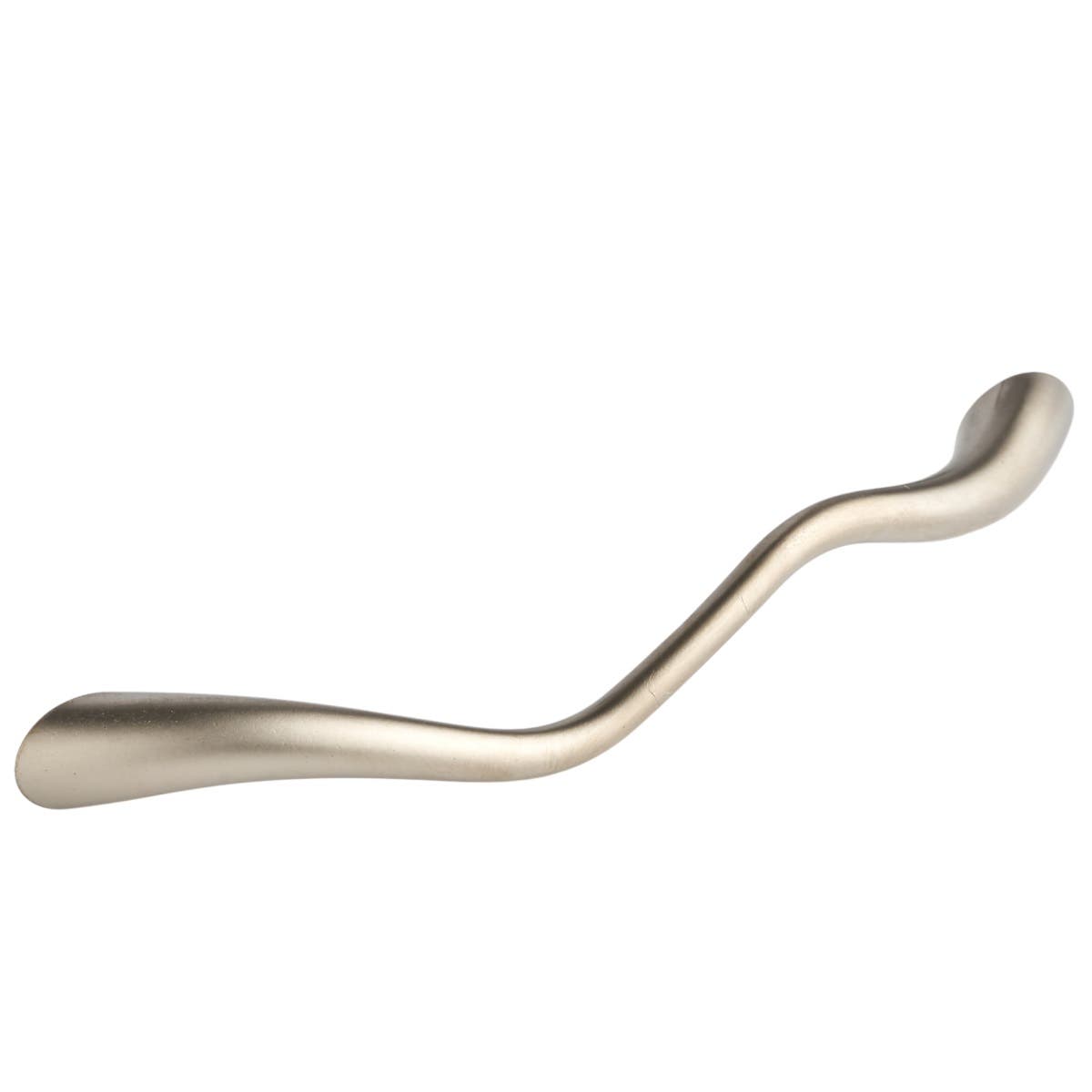 Squiggle Pull Cabinet Handle 96mm Matt Nickel Price Comparisons | Compare The Build