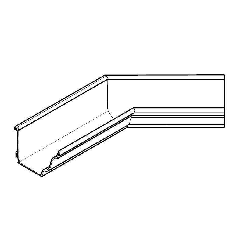 Alumasc Aqualine Moulded 135dg Internal Angle in White - 160mm x 100mm Aluminium EMG16/IA13A/PPC/9016 Price Comparisons | Compare The Build