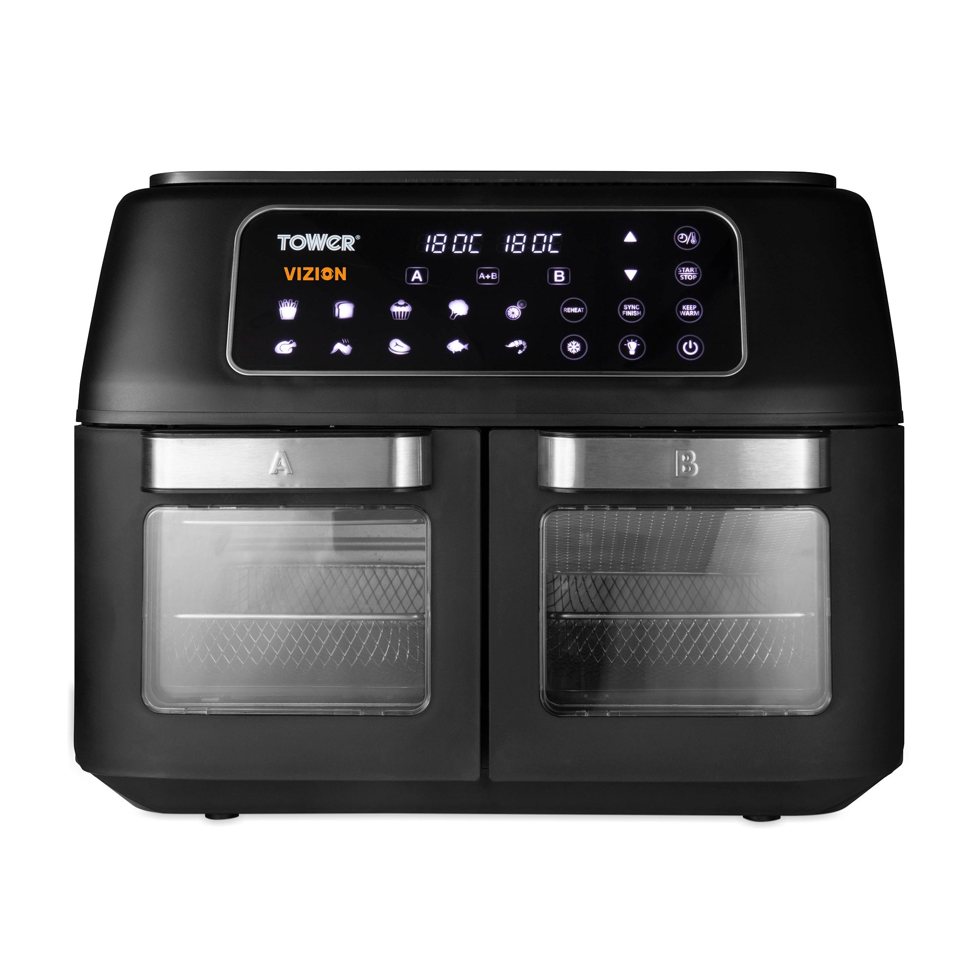 Tower Vortx Vizion 11L Dual AirFryer Black Price Comparisons | Compare The Build