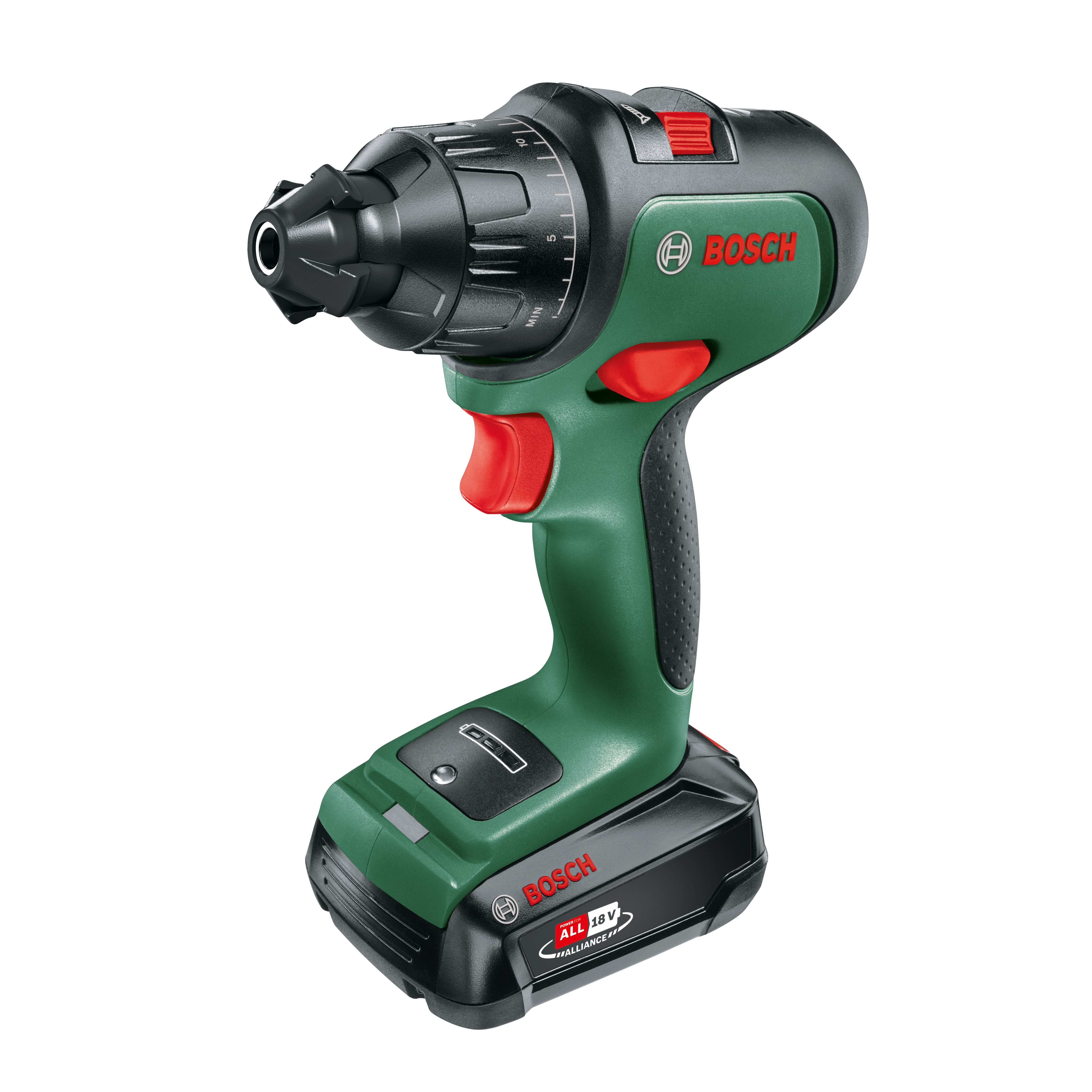 Bosch 3 attachment 18V 2.5Ah Li-ion Cordless Combi drill Advanced Impact 18 - 2 batteries included Price Comparisons | Compare The Build