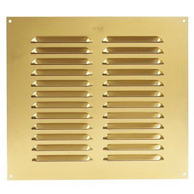 Manrose Gold Effect Louvre Vent V1850G, (H)229mm (W)229mm Price Comparisons | Compare The Build