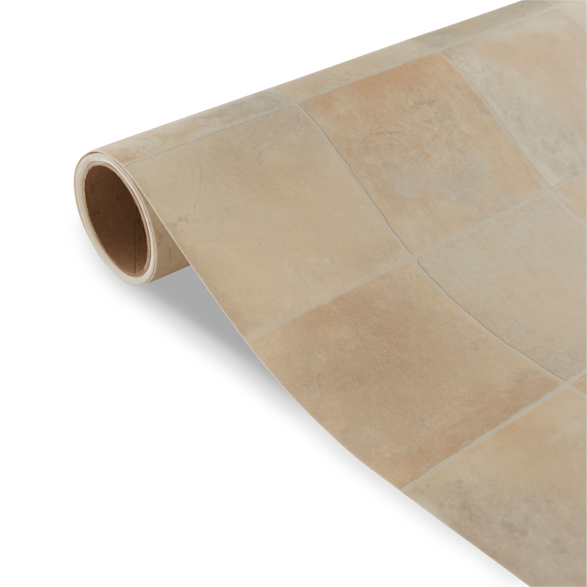 Colours Kennedy Beige Tile Effect Vinyl Flooring, 6M² Price Comparisons | Compare The Build