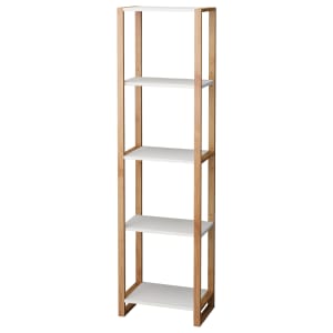 Bamboo 5 Tier Shelving Unit - 1500 x 400mm Price Comparisons | Compare The Build