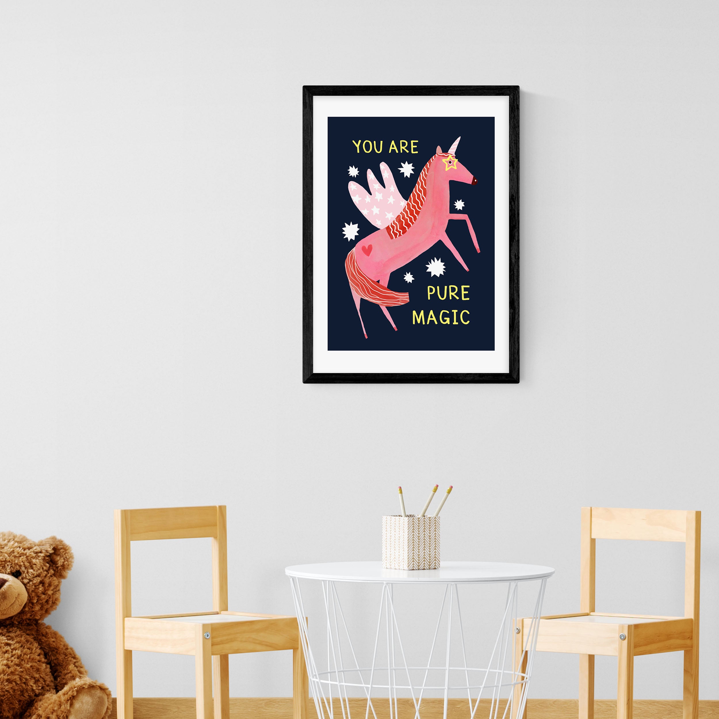 East End Prints Magic Unicorn Print Pink Price Comparisons | Compare The Build