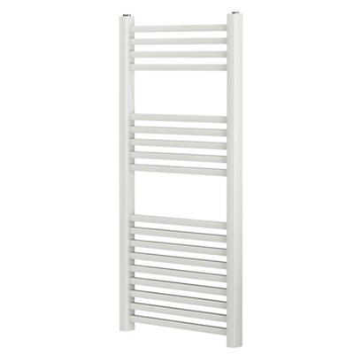 Blyss Petworth White Flat Towel Warmer (W)450mm X (H)974mm | Compare The Build