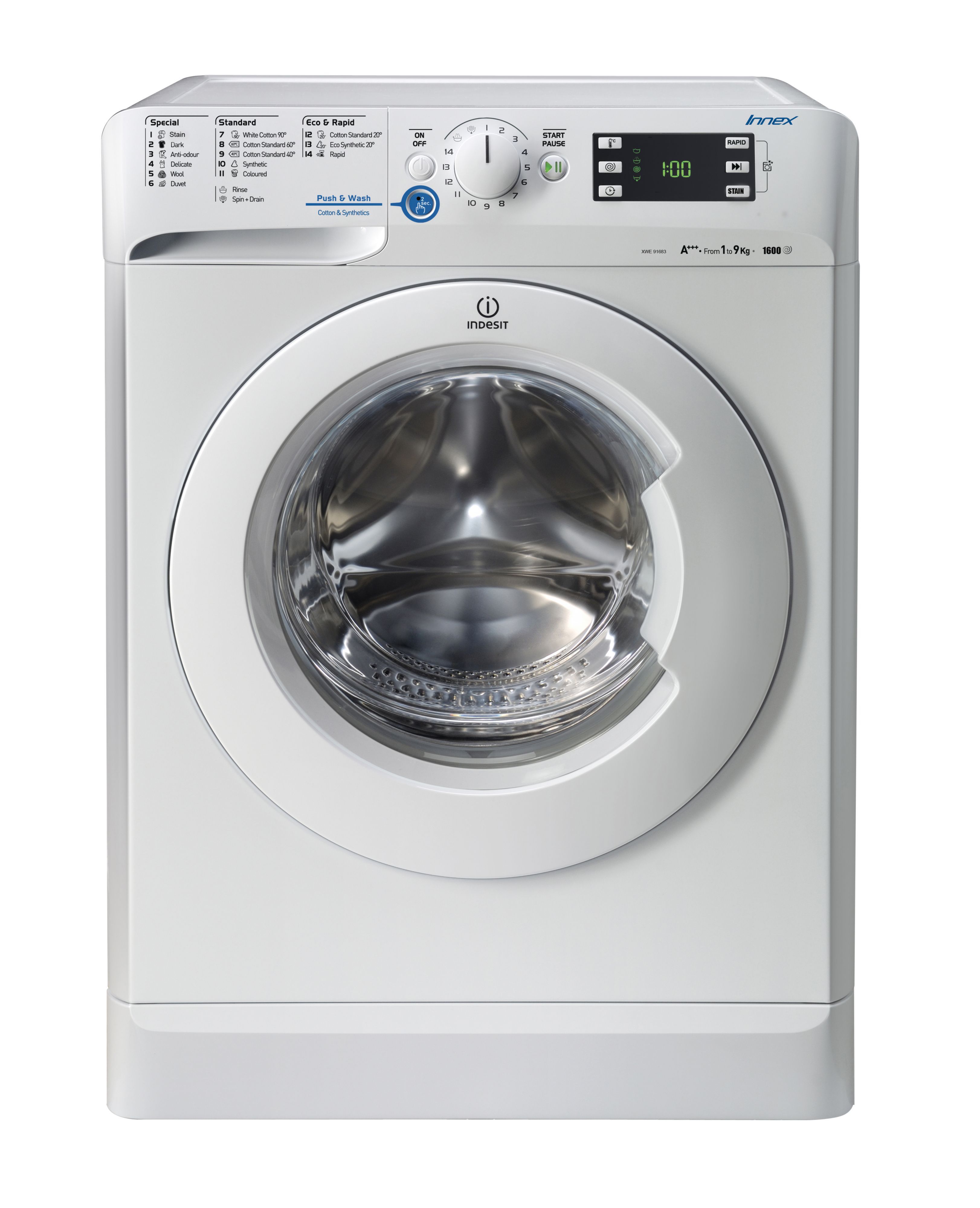 Indesit Xwe91683Xwwguk White Freestanding Washing Machine Price Comparisons | Compare The Build