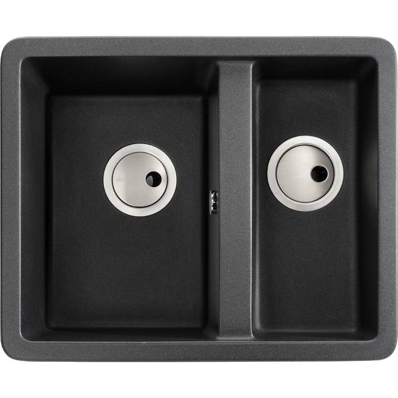 Abode Matrix 1.5 Bowl Undermount Black Composite Kitchen Sink | Compare The Build