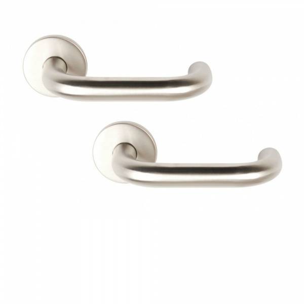 Satin Stainless Steel DECO 50mm x 6mm Lever Set 19mm Price Comparisons | Compare The Build