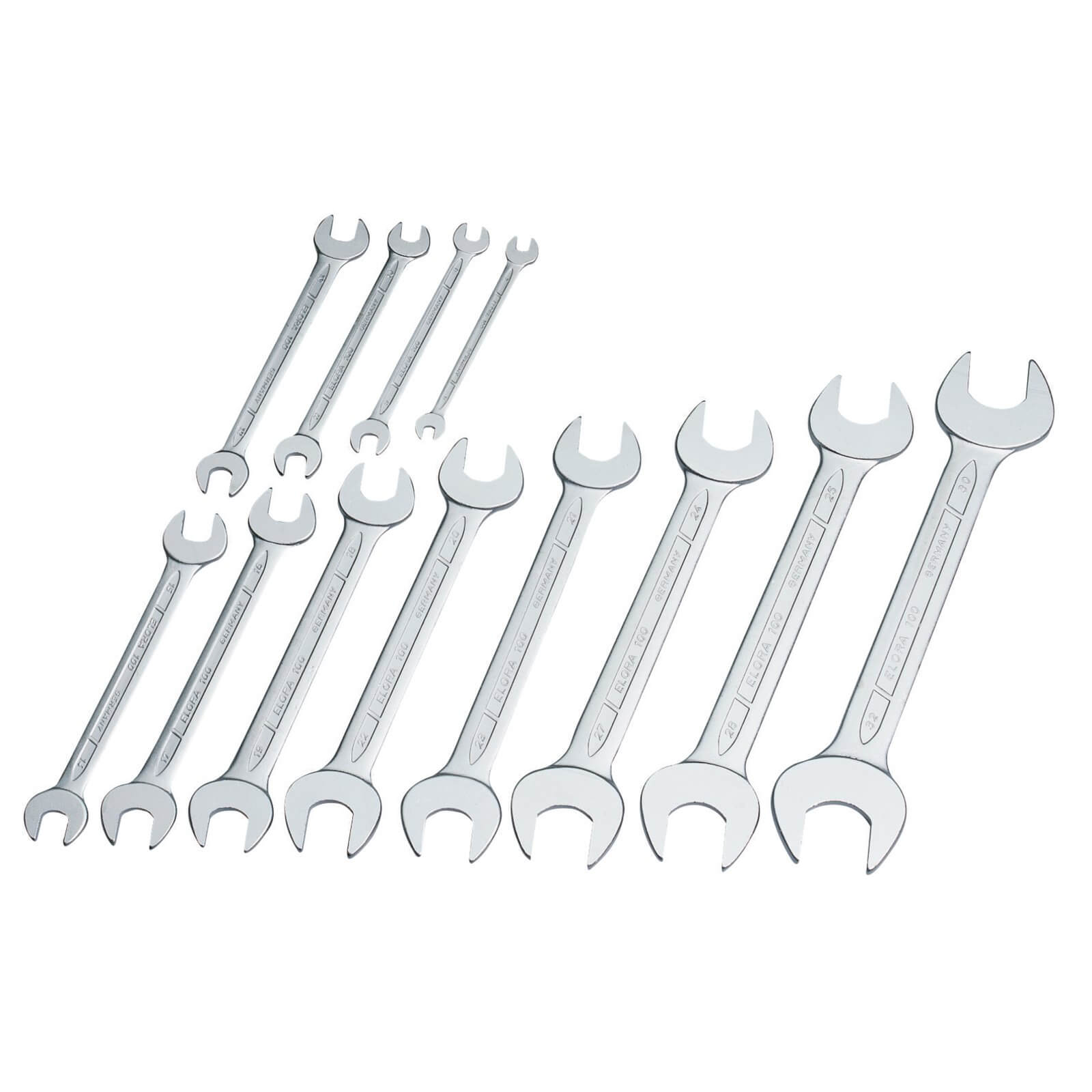 Elora 12 Piece Long Open End Spanner Set Price Comparisons | Compare The Build