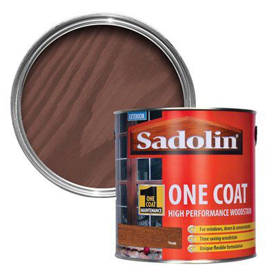 Sadolin Teak Semi-Gloss Wood Stain, 2.5L | Compare The Build