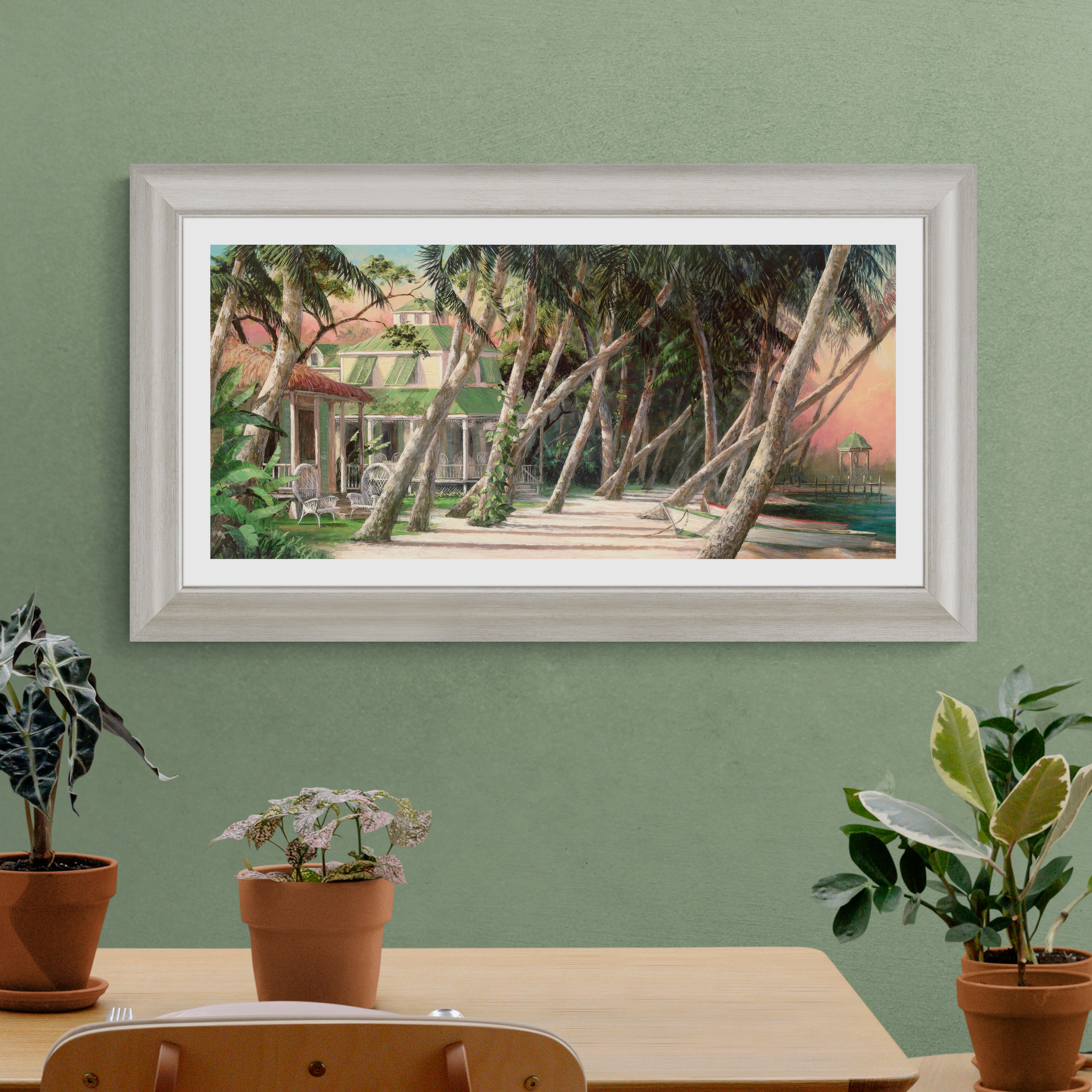 Island Home by Art Fronckowiak Framed Print MultiColoured Price Comparisons | Compare The Build