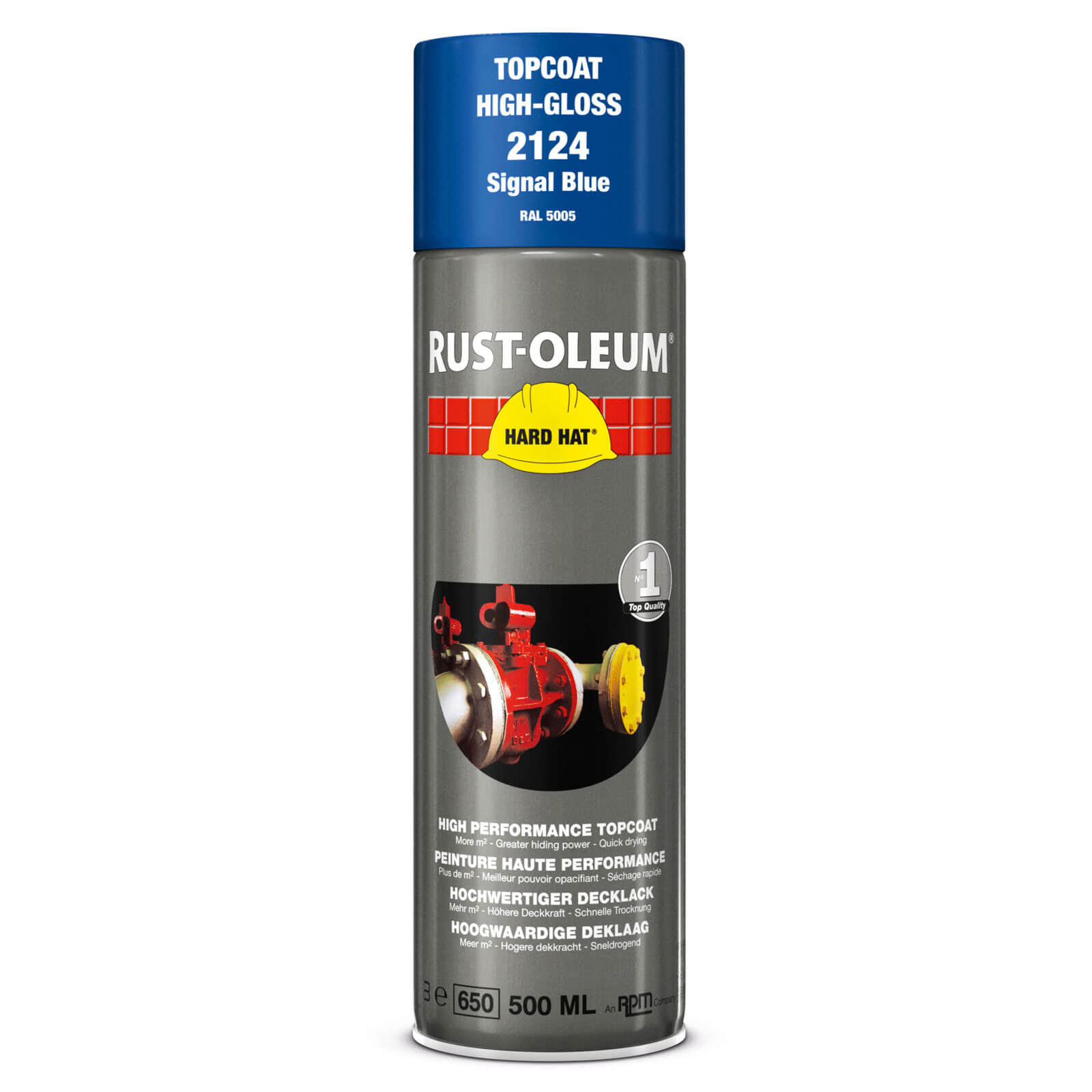 Rust Oleum Hard Hat Metal Spray Paint Signal Blue 500ml Price Comparisons | Compare The Build