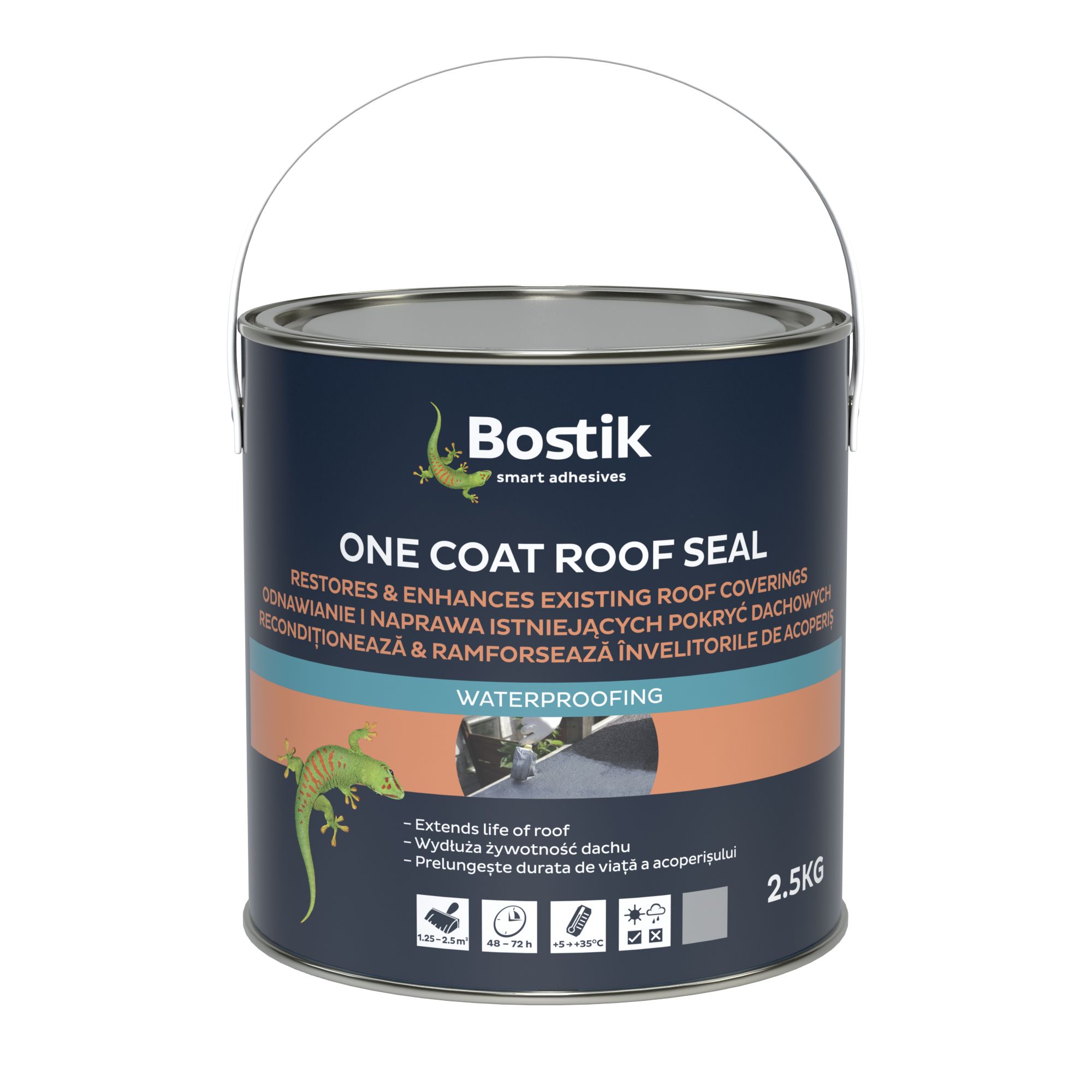 Bostik One Coat Grey Roof & Gutter Sealant, 2.5L Price Comparisons | Compare The Build