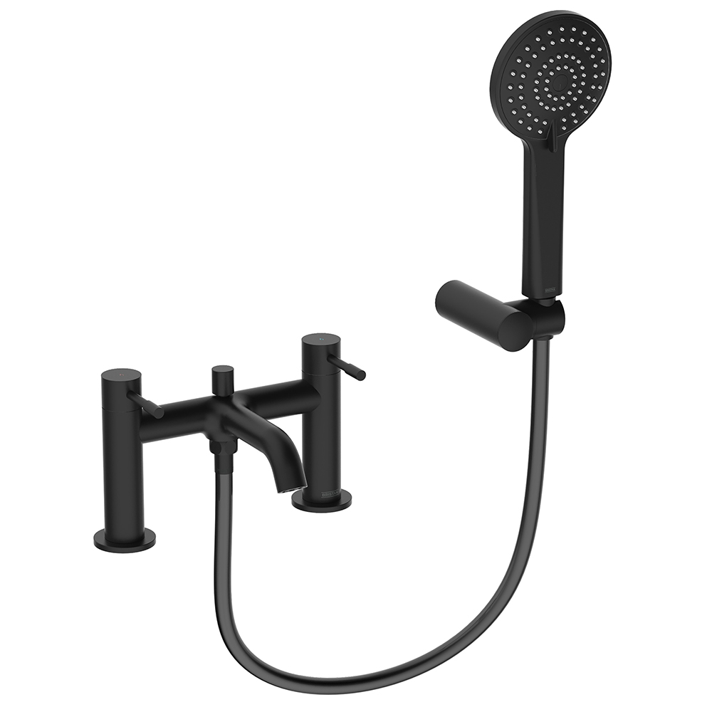 Bristan Mila Bath Shower Mixer Tap - Black Price Comparisons | Compare The Build