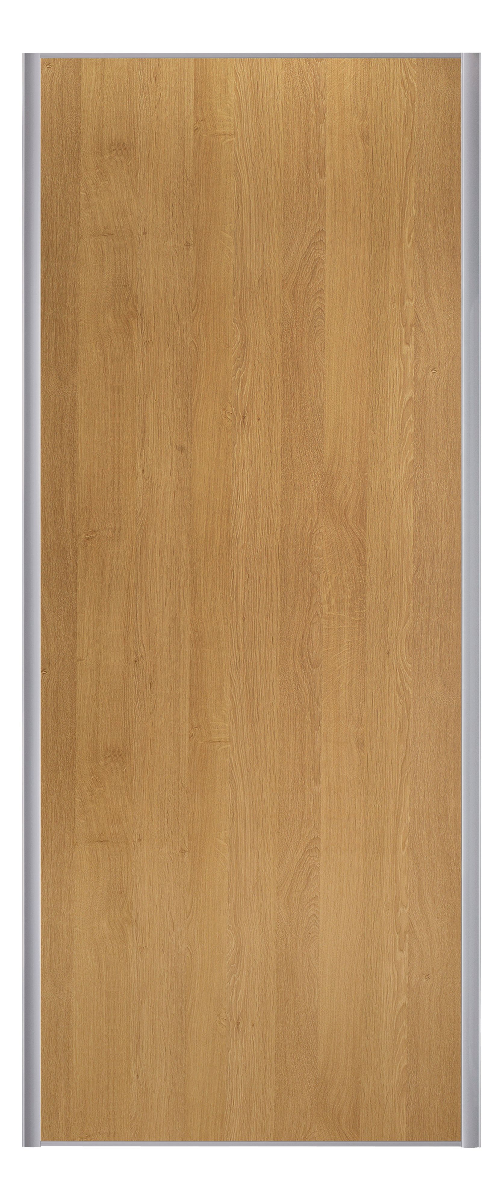 Form Mix & Match Single Panel Natural Oak Effect Mix & Match Sliding Wardrobe Door (H)2200 mm (W)922mm Price Comparisons | Compare The Build