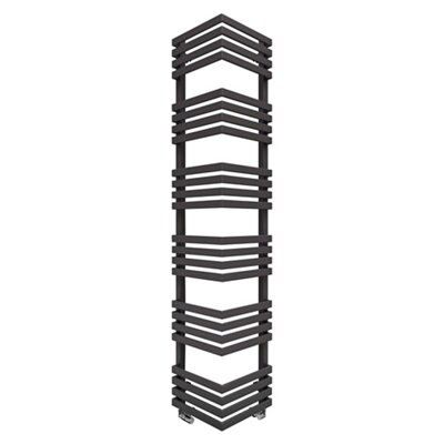 Terma Outcorner Modern Grey Towel Warmer (W)300mm X (H)1545mm Price Comparisons | Compare The Build