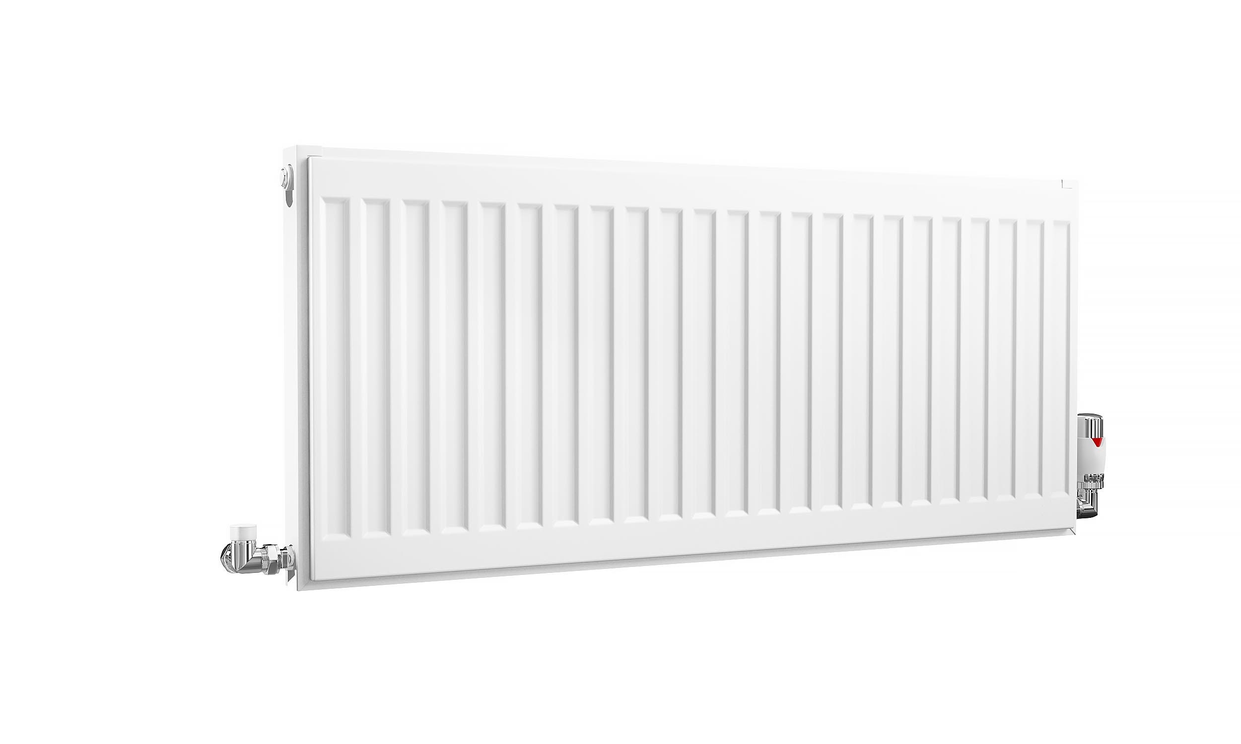 Kartell K-Rad Compact Horizontal Radiator, White, 400mm x 900mm - Single Panel, Single Convector Price Comparisons | Compare The Build