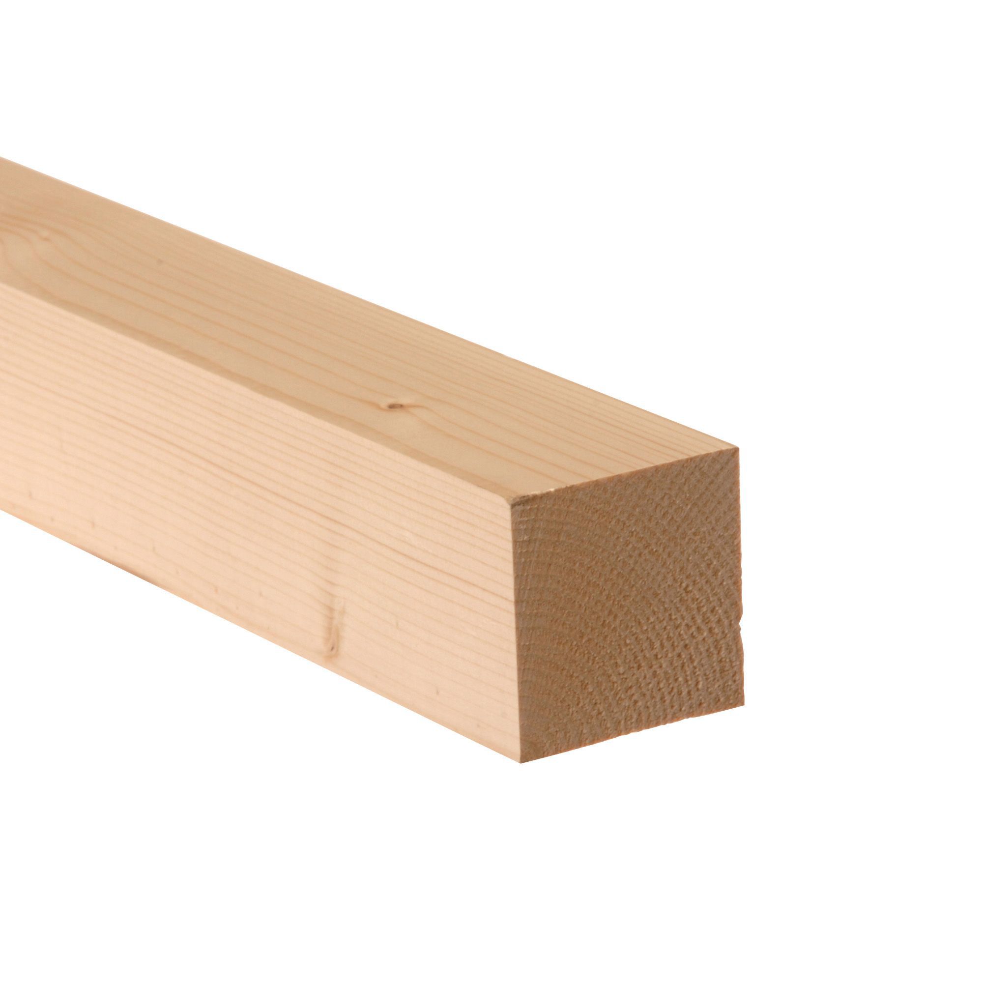 Smooth Planed Square edge Spruce Timber (L)1.8m (W)44mm (T)44mm, Pack of 8 Price Comparisons | Compare The Build