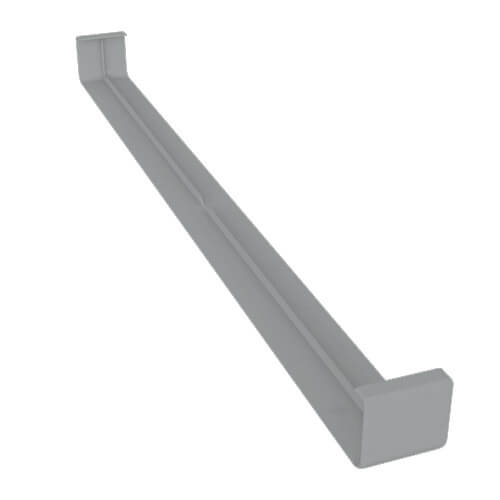 Fascia Double End Joint Trim - 600mm Storm Grey Smooth Price Comparisons | Compare The Build