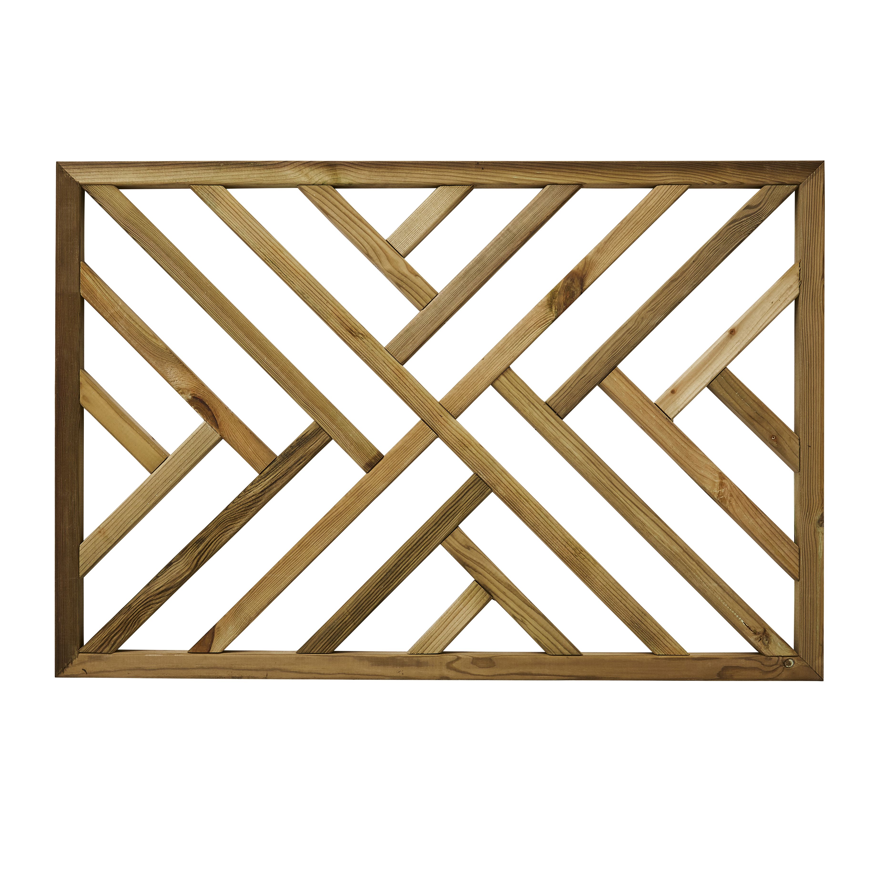 Richard Burbidge Decking Traditional Decorative Panel Pressure Treated Trellis Panel (W)1.13M (H)0.76M Price Comparisons | Compare The Build