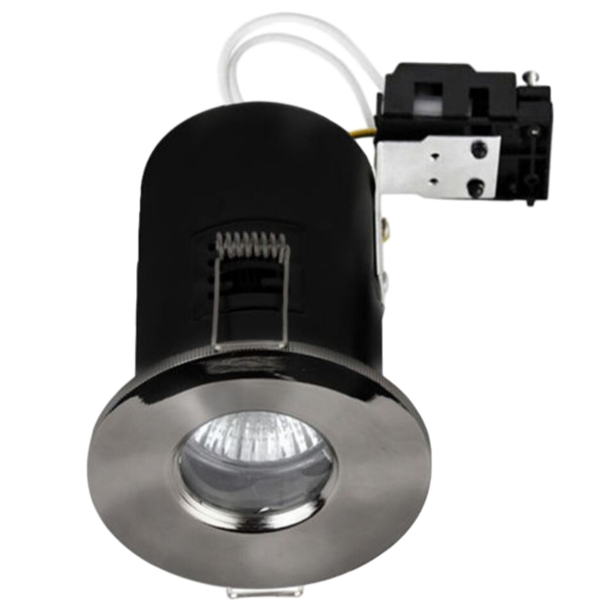 IP65, Shower Fixed, Fire Rated Downlight - Black Chrome Finish Price Comparisons | Compare The Build