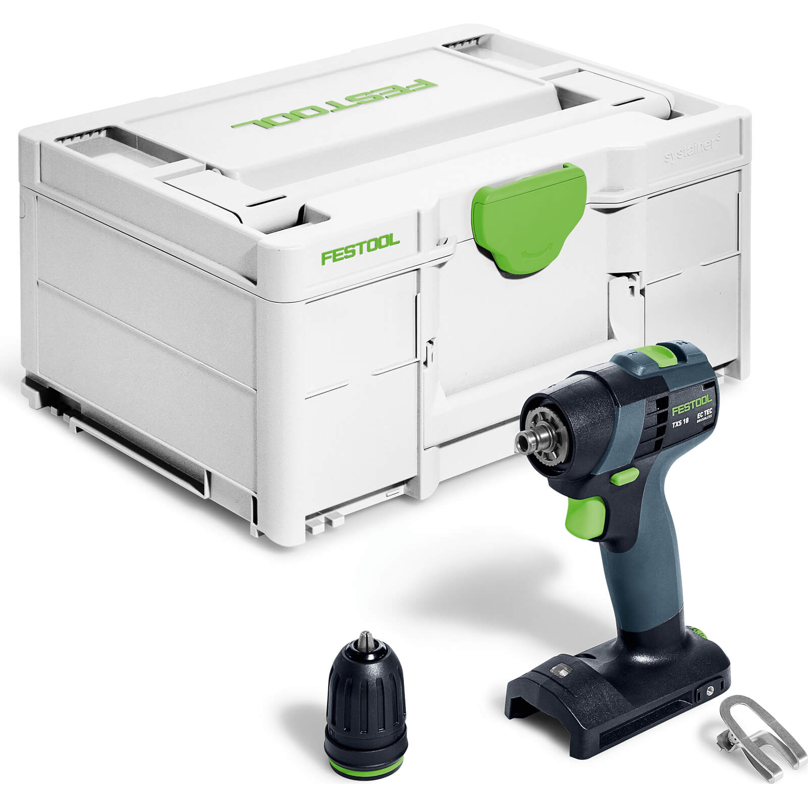 Festool TXS 18 18v Cordless Brushless Drill Driver No Batteries No Charger Case Price Comparisons | Compare The Build