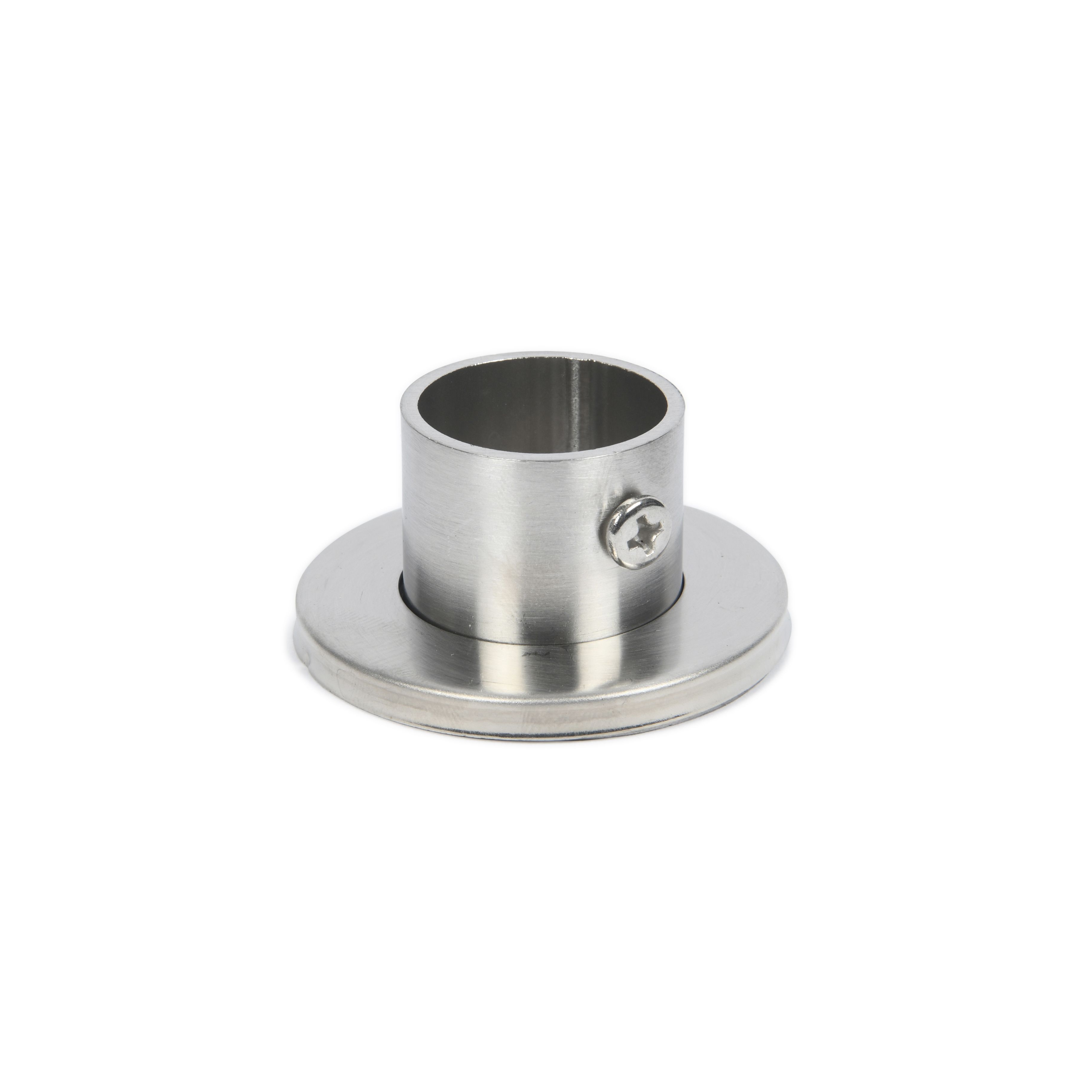 Colorail Brushed Nickel Effect Stainless Steel Rail End Bracket (L)32mm (Dia)32mm Price Comparisons | Compare The Build