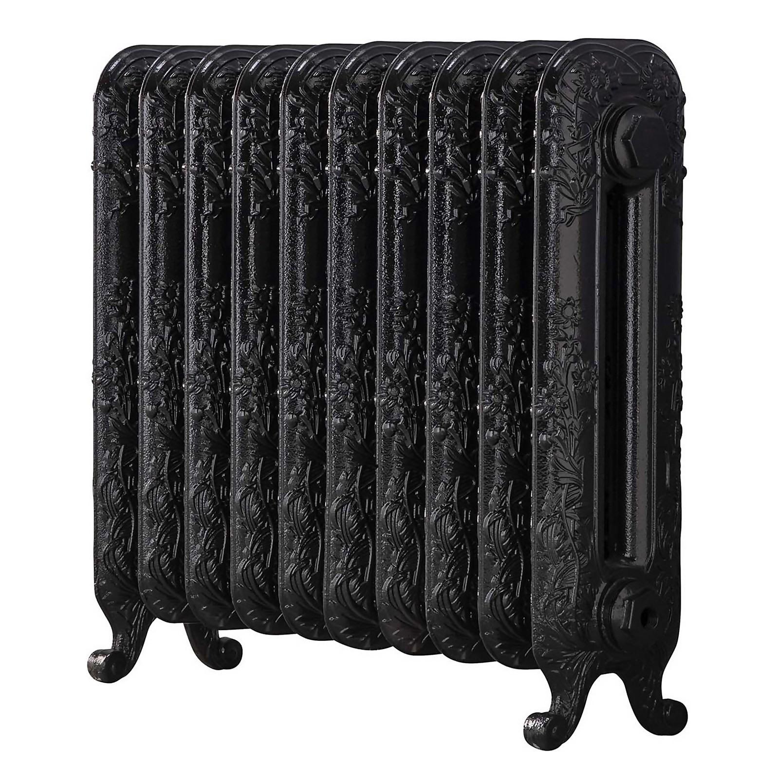 Arroll Cast Iron Radiator 684 X 600 - Black Price Comparisons | Compare The Build