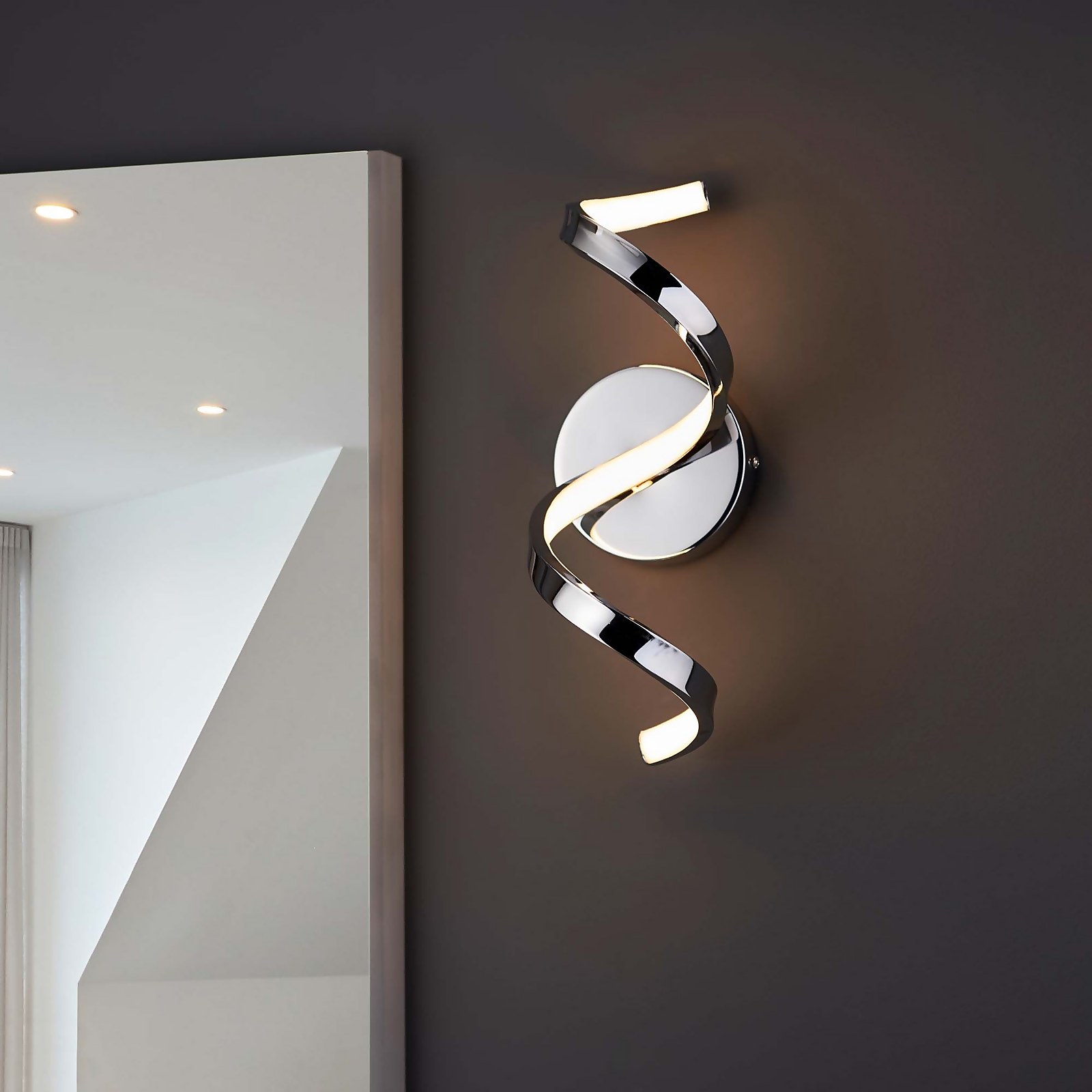 Astral Bathroom Wall Light - Chrome | Compare The Build