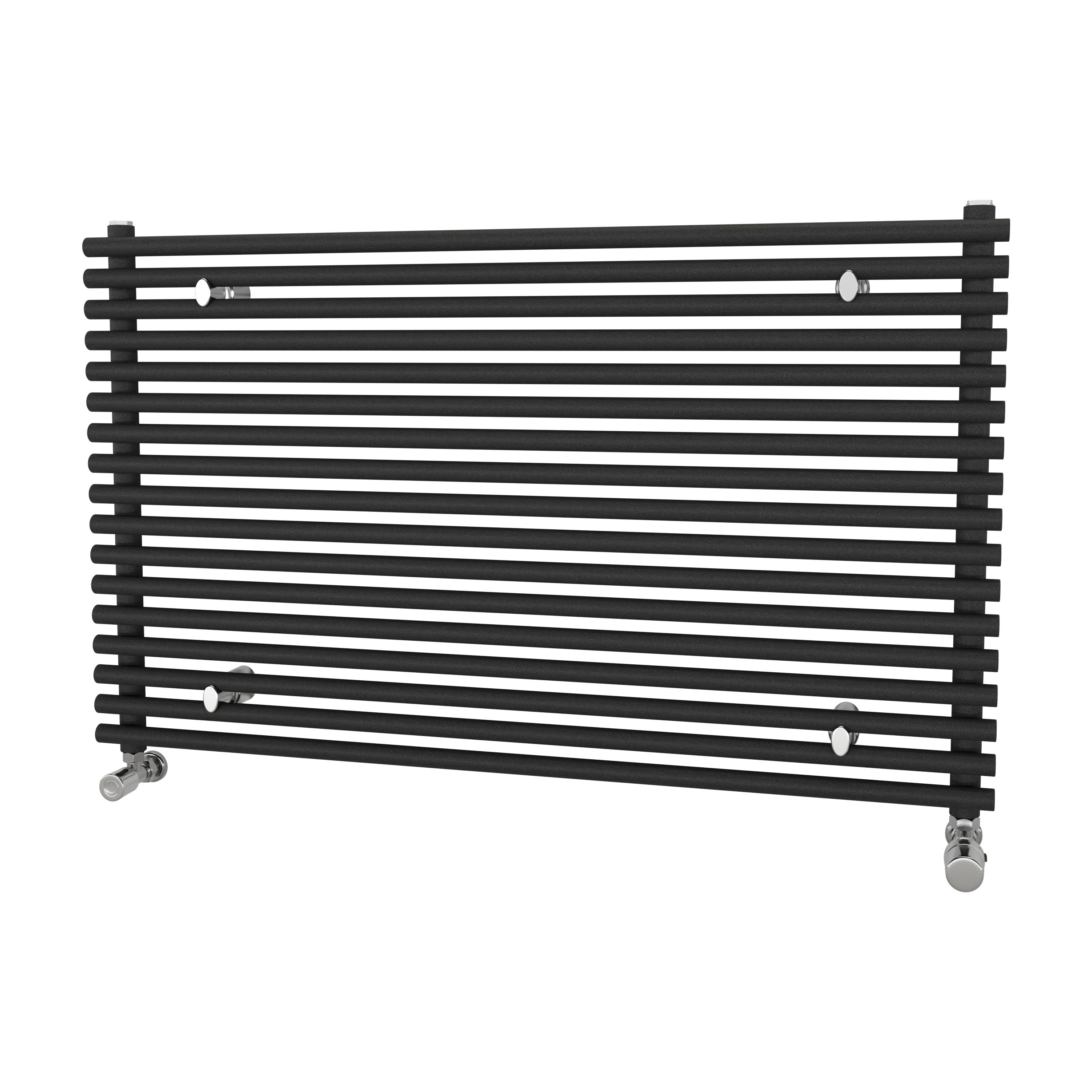 Ximax Gamba Matt Anthracite Horizontal Designer Radiator, (W)1000mm X (H)610mm Price Comparisons | Compare The Build