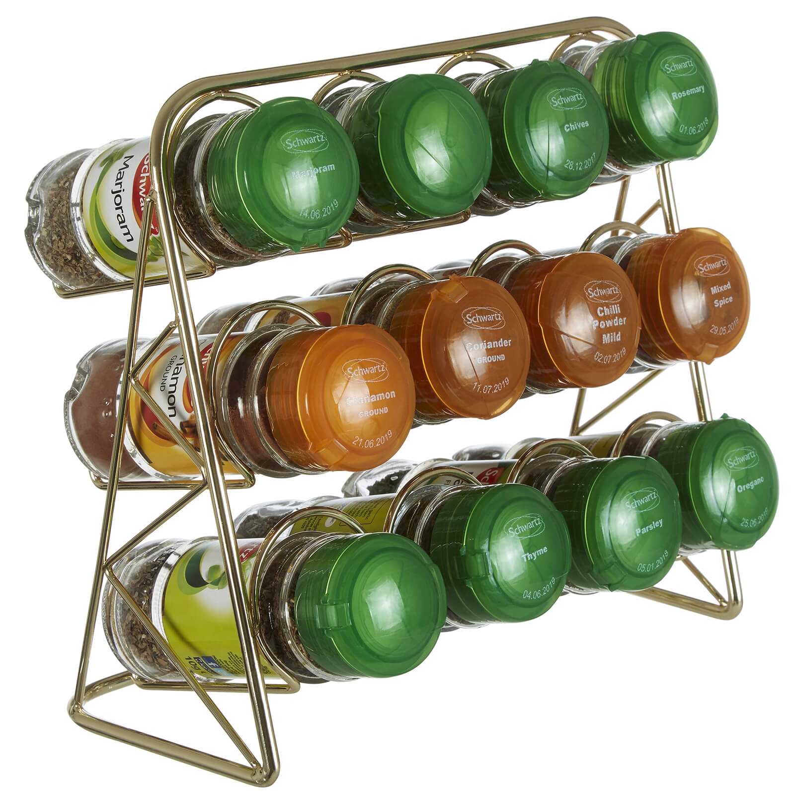 Vertex Spice Rack - Gold Finish Price Comparisons | Compare The Build