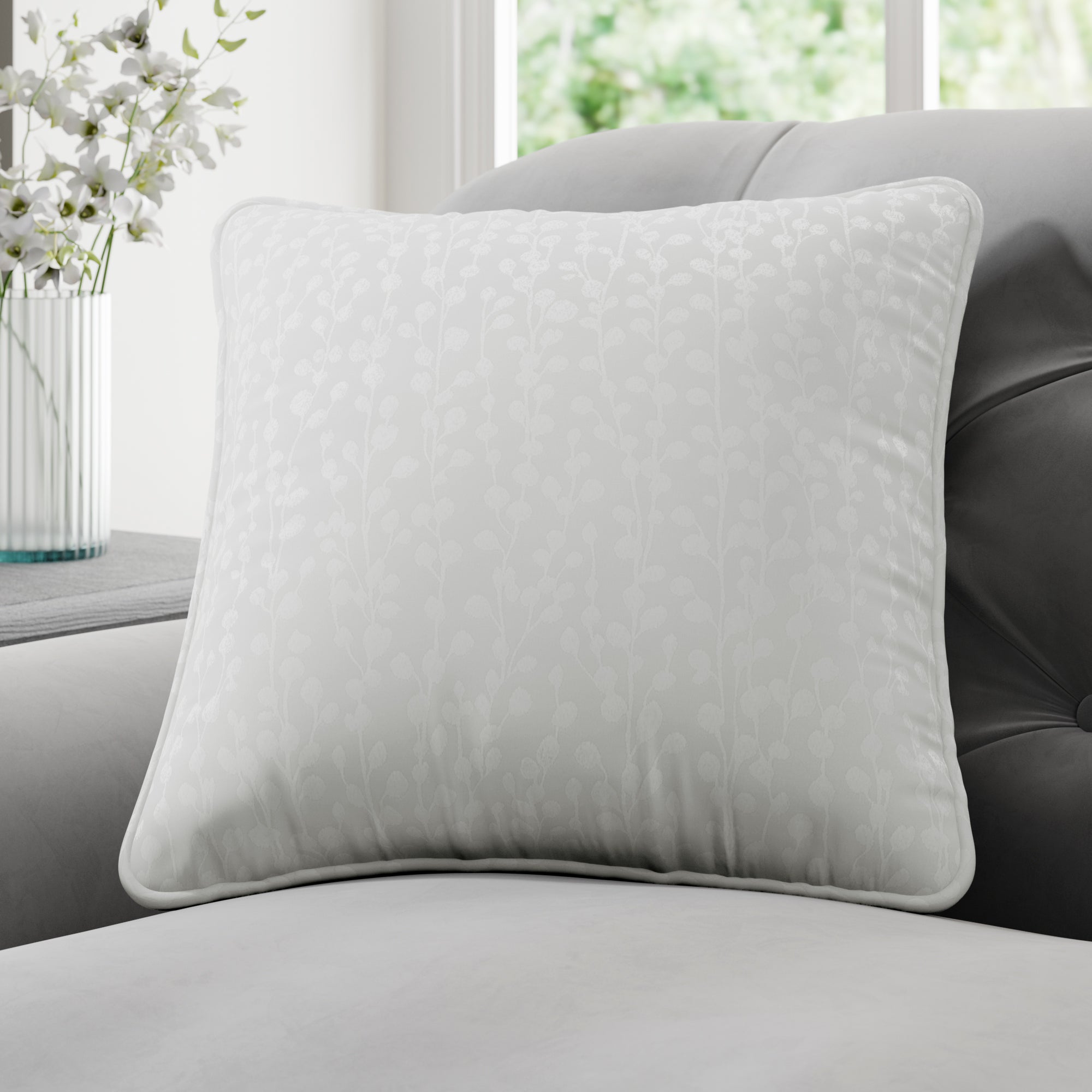 Adela Made to Measure Cushion Cover Adela White Price Comparisons | Compare The Build