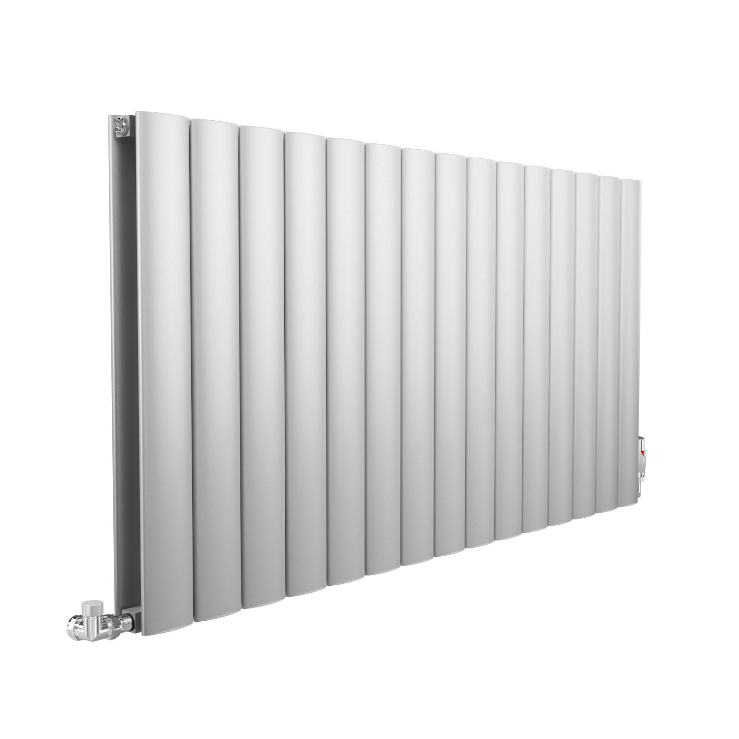 Apollo Magenta Aluminum Horizontal Radiator, Silver Curve, 600mm x 795mm Price Comparisons | Compare The Build