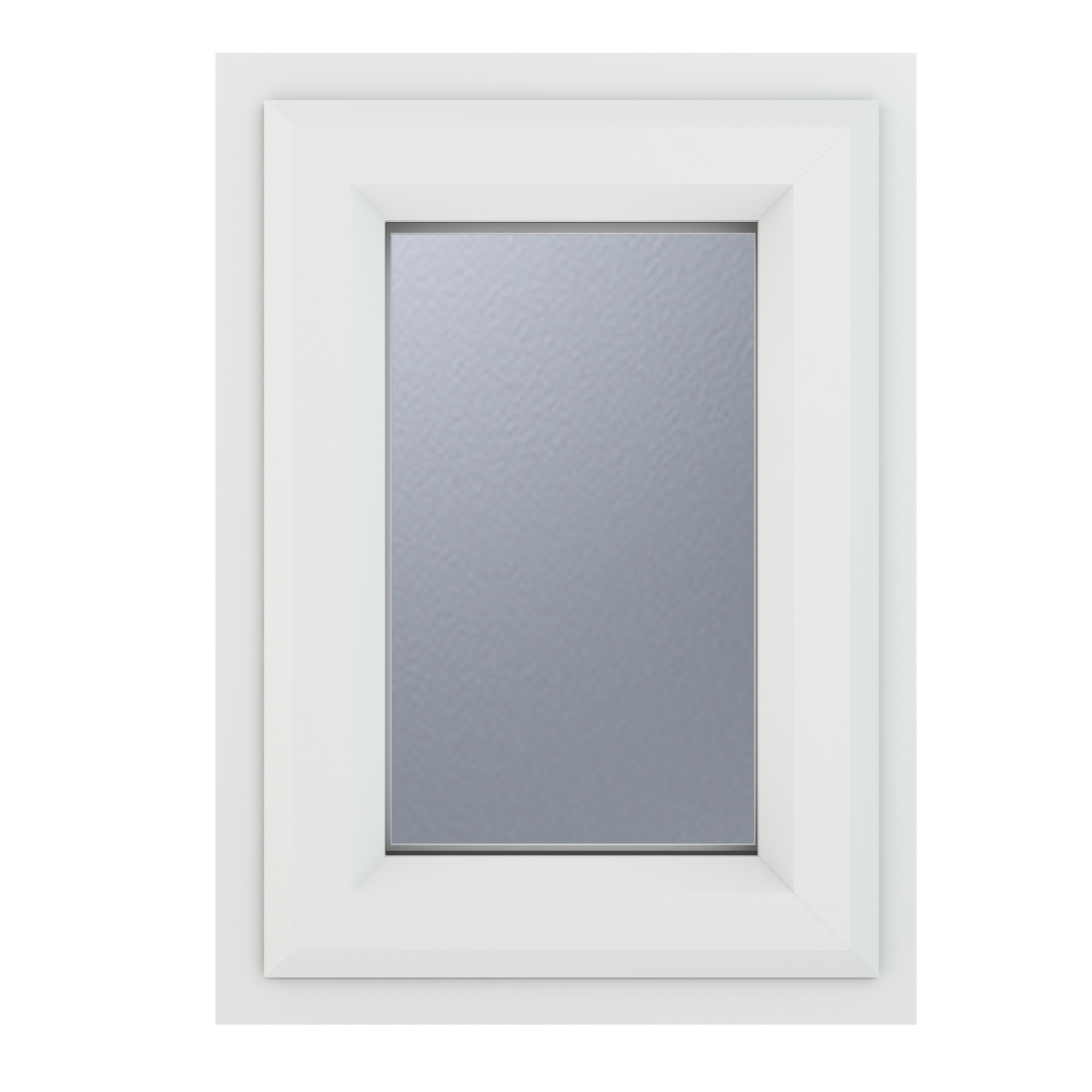 Crystal White Upvc Casement Obscure Window 1P Top Opening 440 mm x 610 mm Price Comparisons | Compare The Build