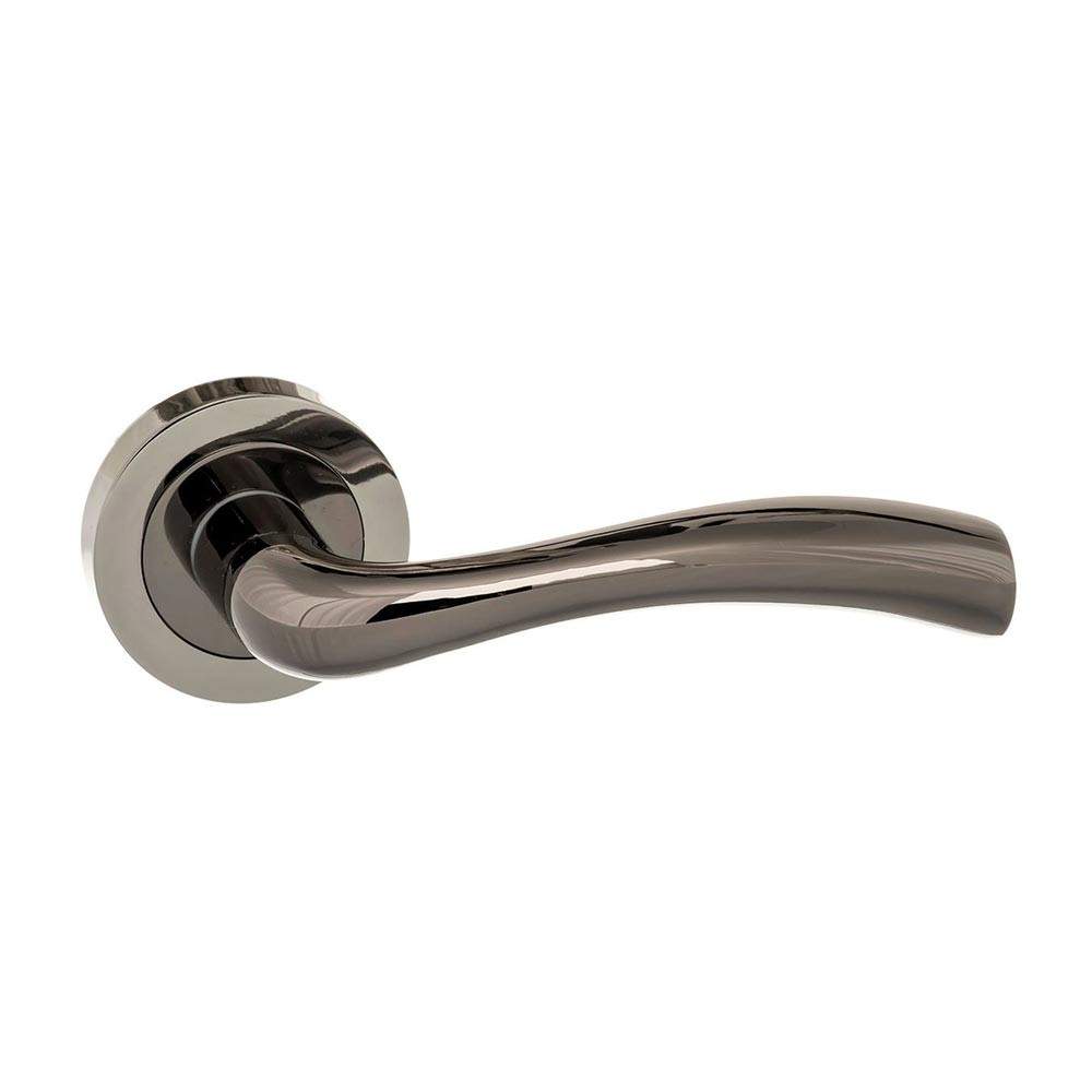 Atlantic STATUS Texas Lever on Round Rose - Black Nickel Atlantic UK S35RBN Price Comparisons | Compare The Build