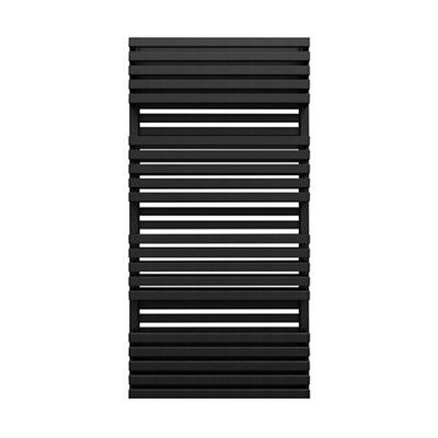 Terma Quadrus 1113W Metallic Black Towel Warmer (H)1185mm (W)600mm | Compare The Build