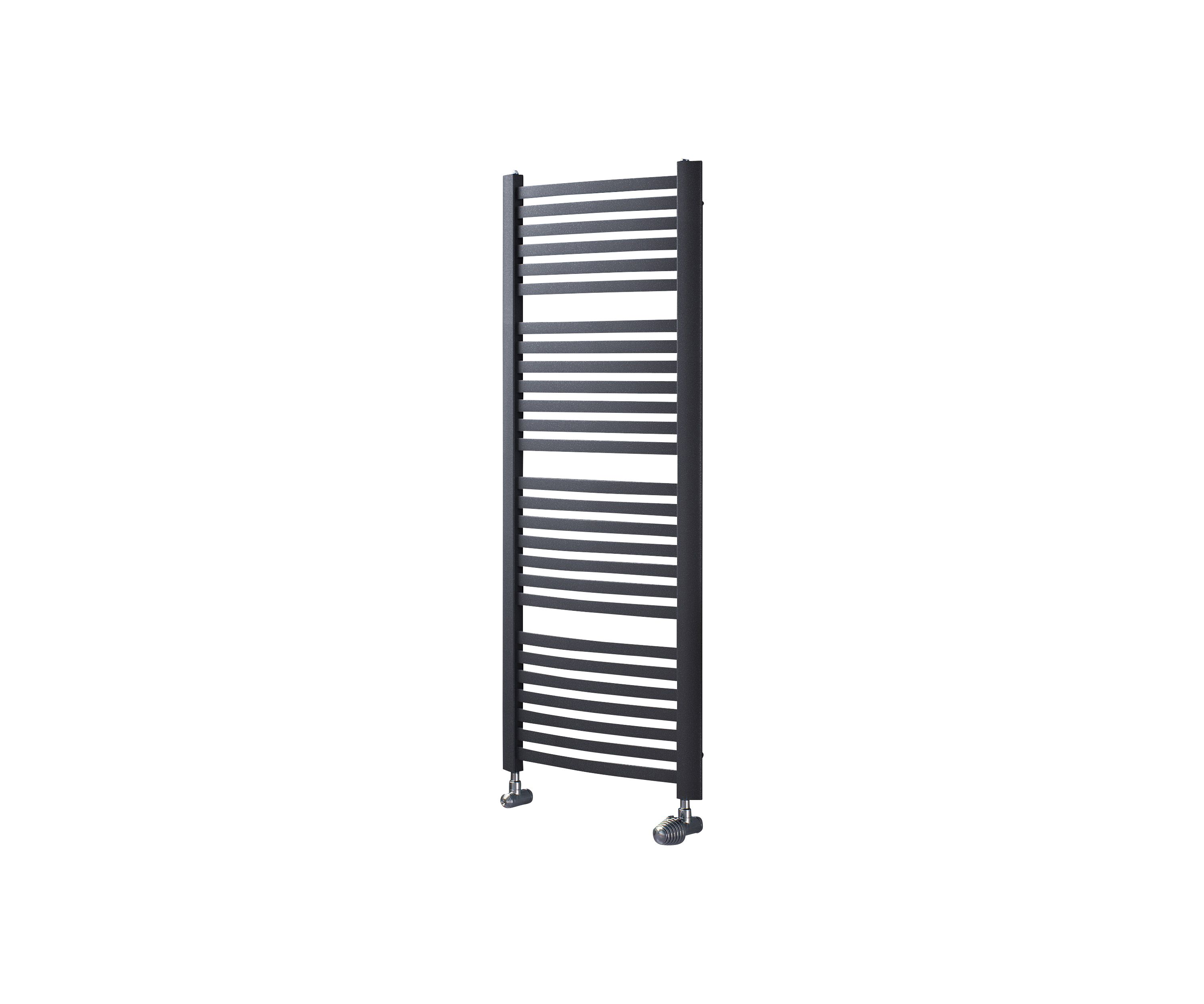 Ximax K4, Anthracite 605 Vertical Curved Towel Radiator (W)580mm X (H)1215mm Price Comparisons | Compare The Build