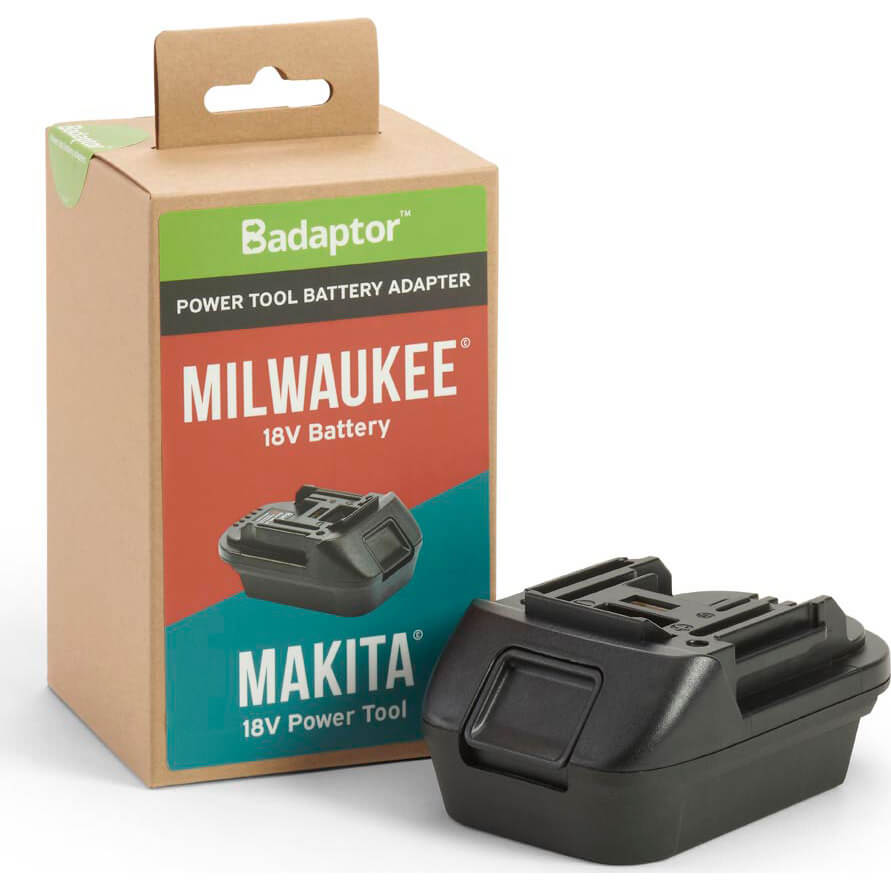 Badaptor Battery Adaptor Milwaukee 18v Battery to Makita Power Tools Price Comparisons | Compare The Build