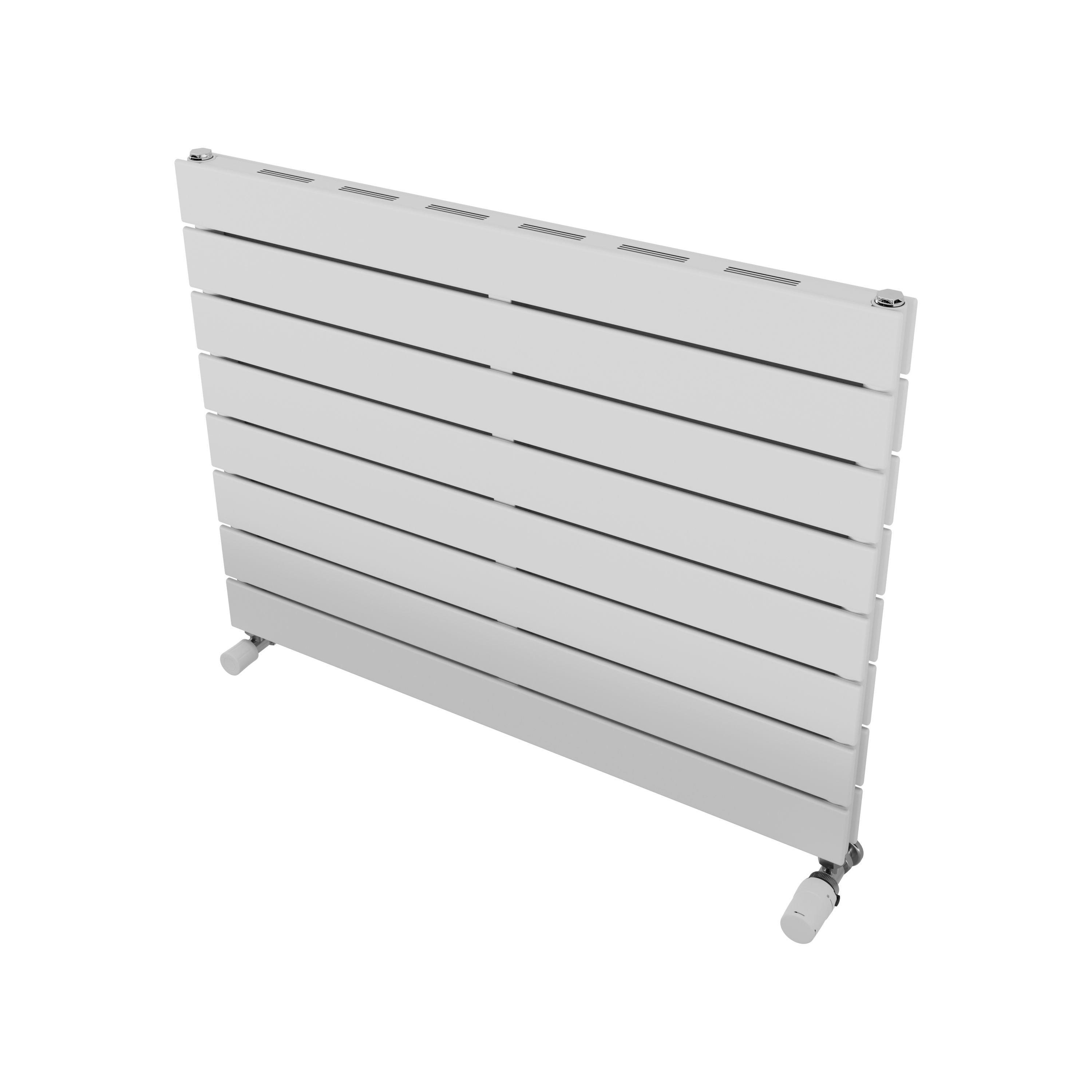 Ximax Vertirad Slimline Duplex Deluxe Satin White Horizontal Designer Panel Radiator, (W)800mm X (H)595mm Price Comparisons | Compare The Build