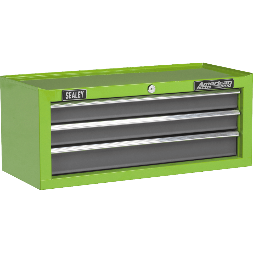 Sealey 3 Drawer Mid Tool Chest Green / Grey Price Comparisons | Compare The Build