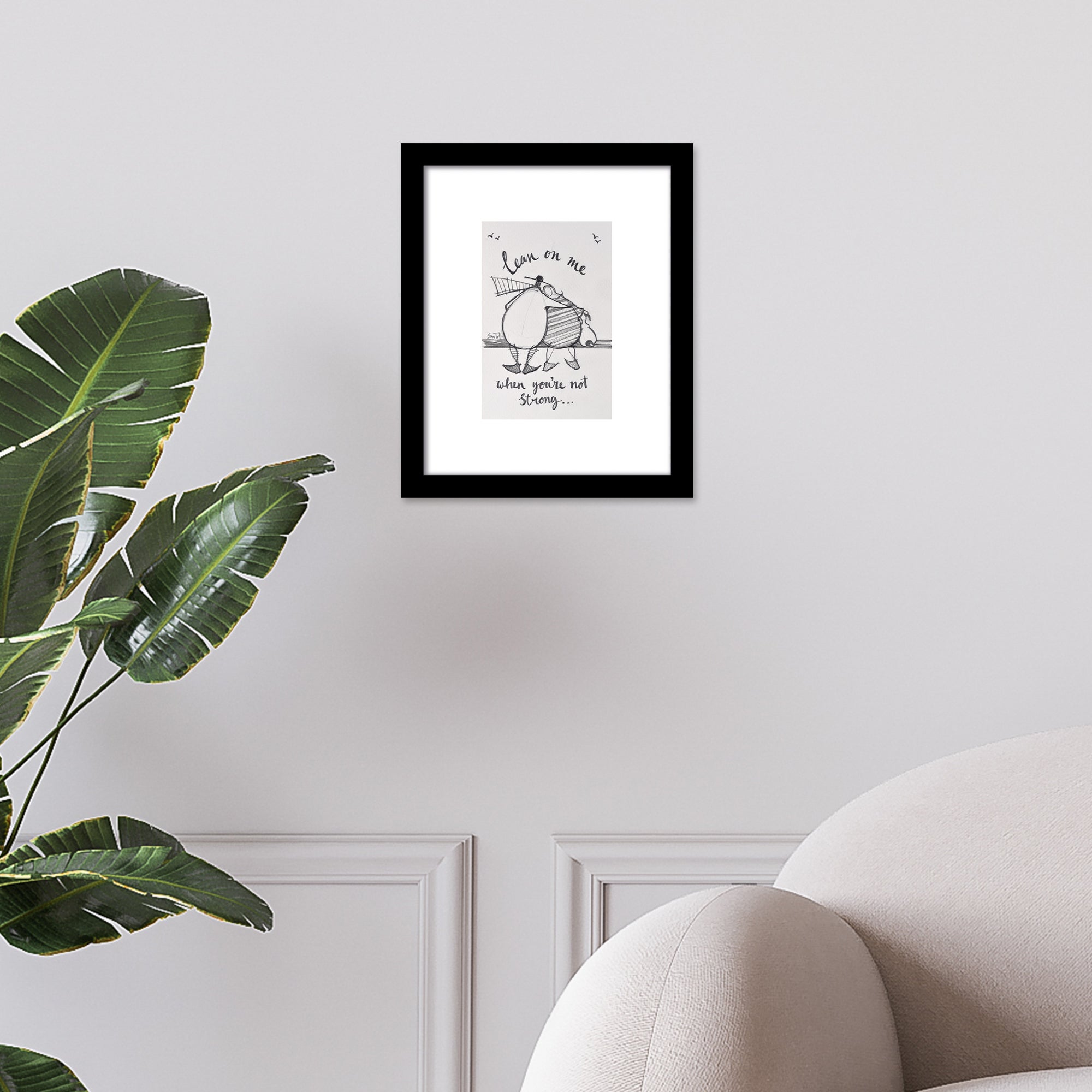 The Art Group Lean On Me Framed Print Black and white Price Comparisons | Compare The Build