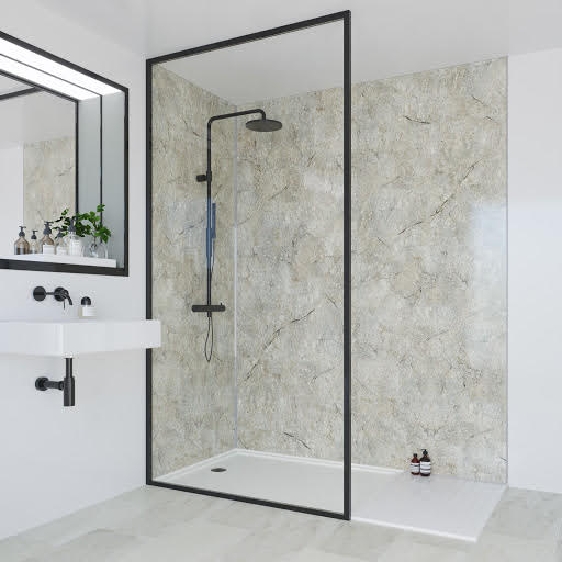 Multipanel Classic Bathroom Wall Panel Antique Marble Unlipped 2400 x 1200mm - MP701SHR Price Comparisons | Compare The Build