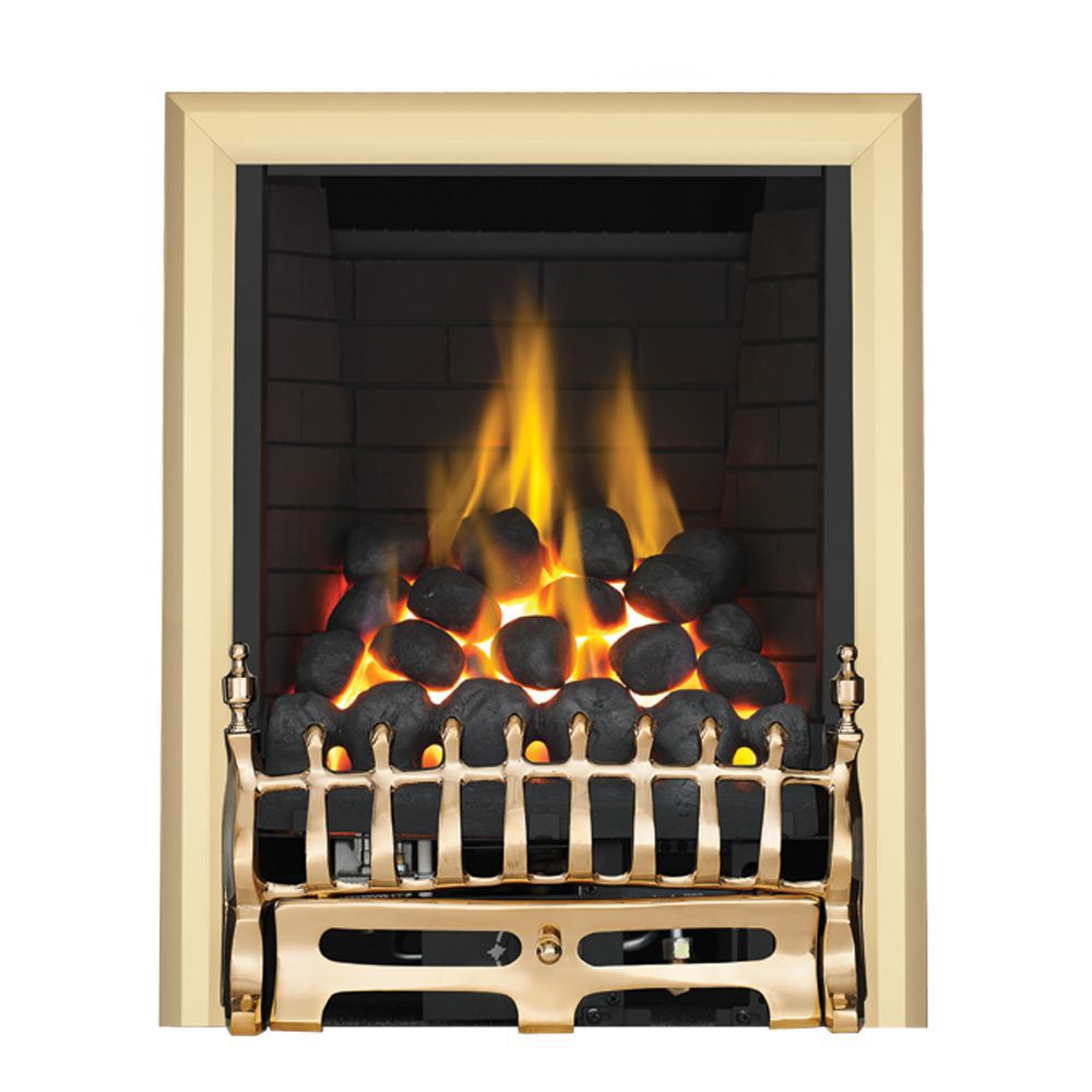 Focal Point Blenheim Full Depth Brass Effect Gas Fire Fpfbq009 Price Comparisons | Compare The Build