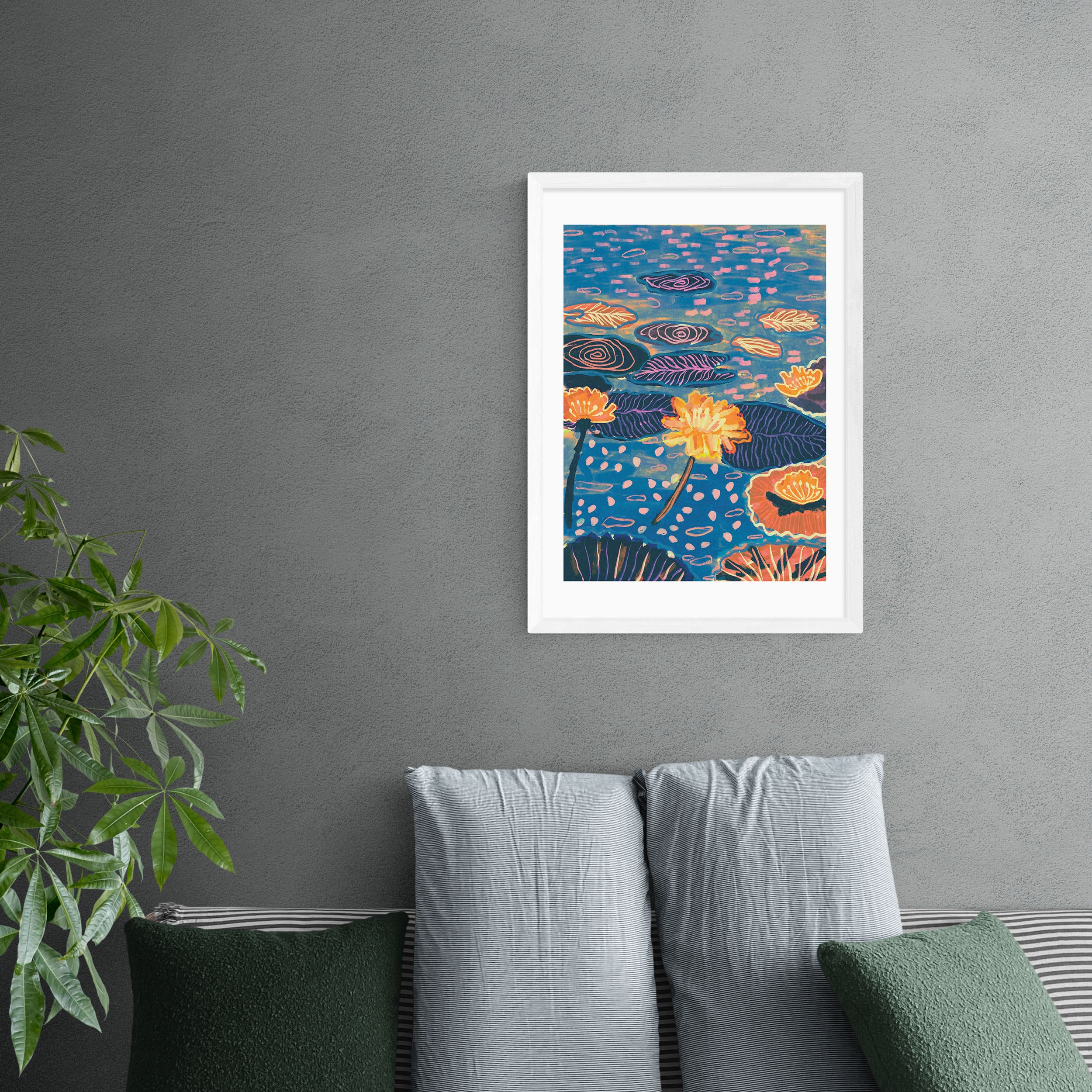 East End Prints Magic Pond Print Blue Price Comparisons | Compare The Build